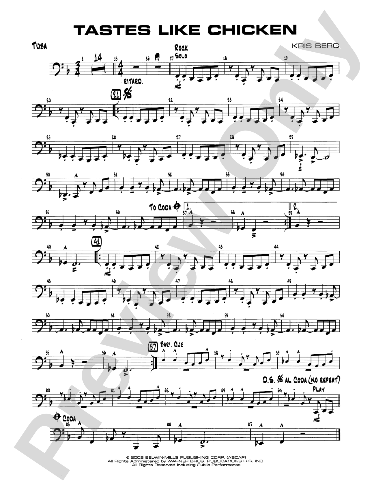 Tastes Like Chicken: Tuba