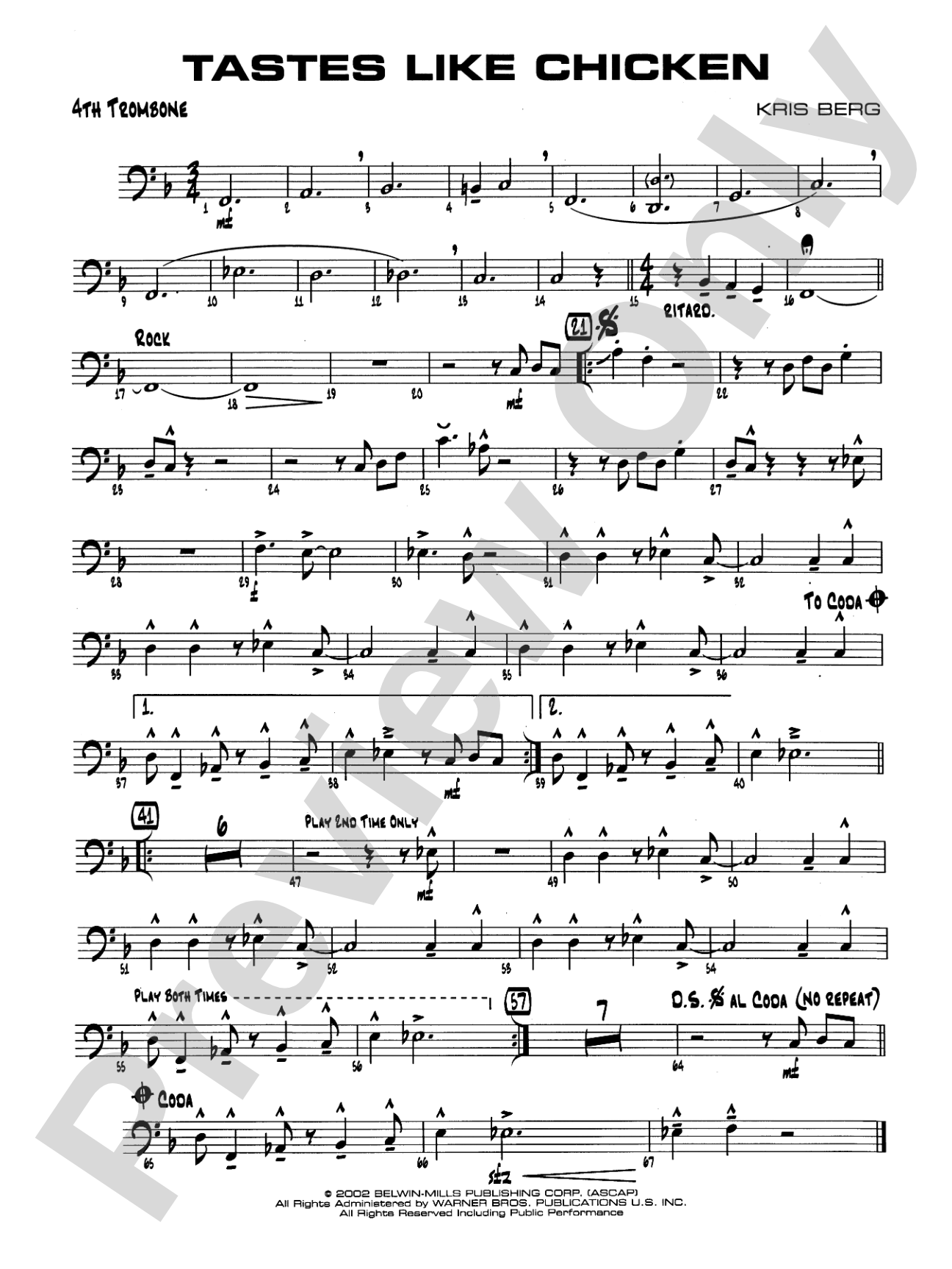 Tastes Like Chicken: 4th Trombone