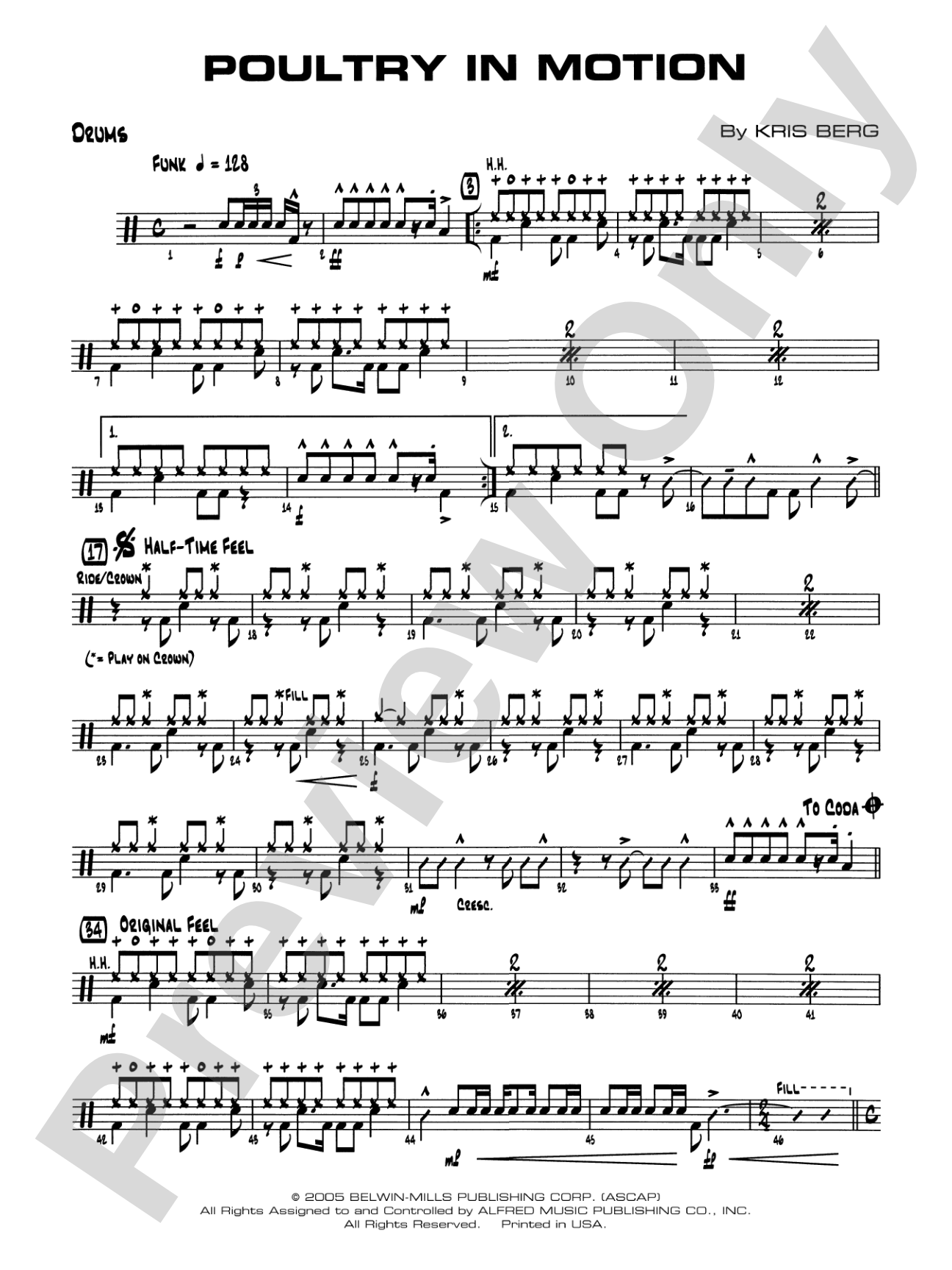 Poultry in Motion: Drums
