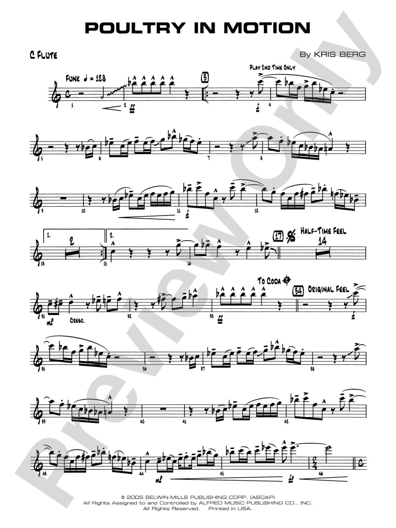 Poultry in Motion: Flute