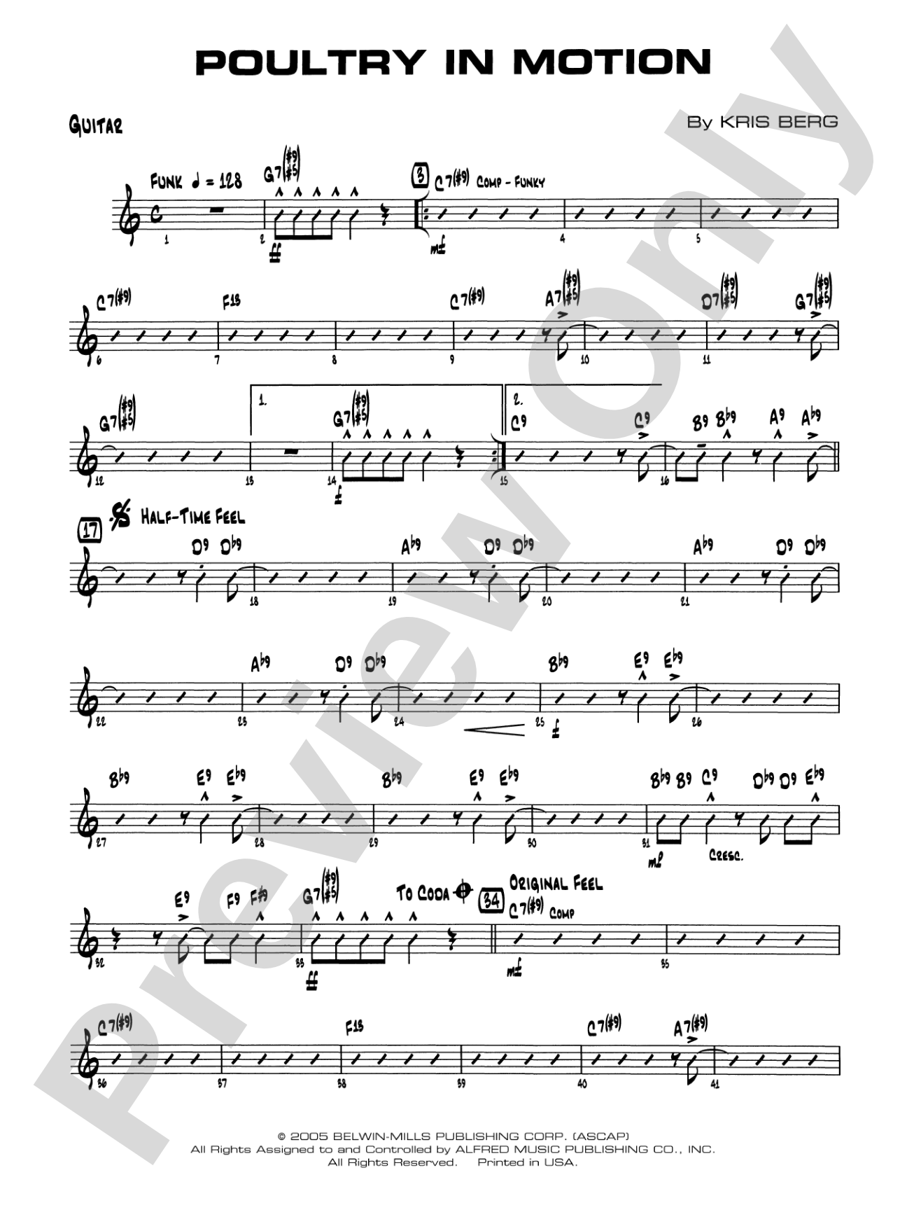 Poultry in Motion: Guitar
