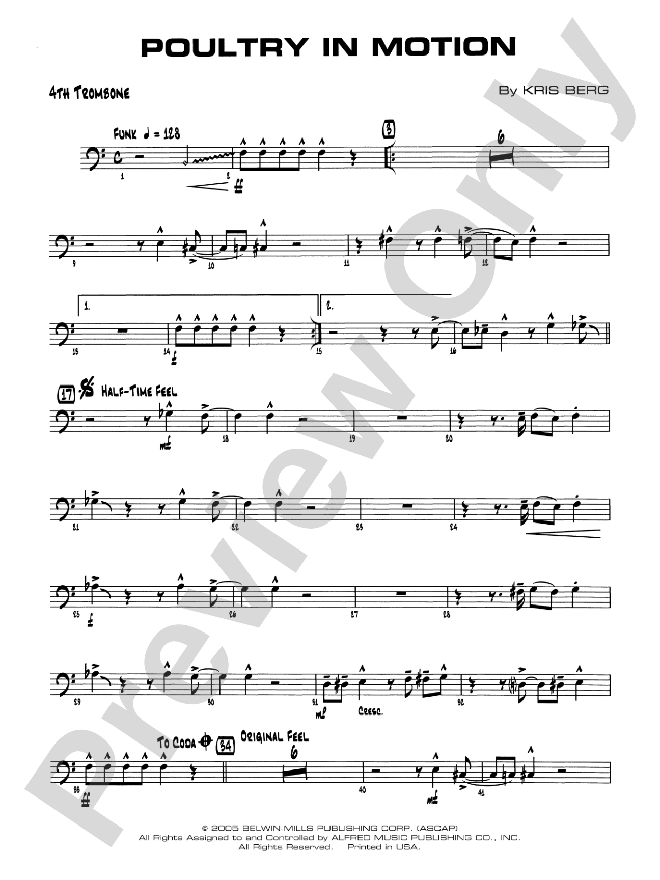 Poultry in Motion: 4th Trombone