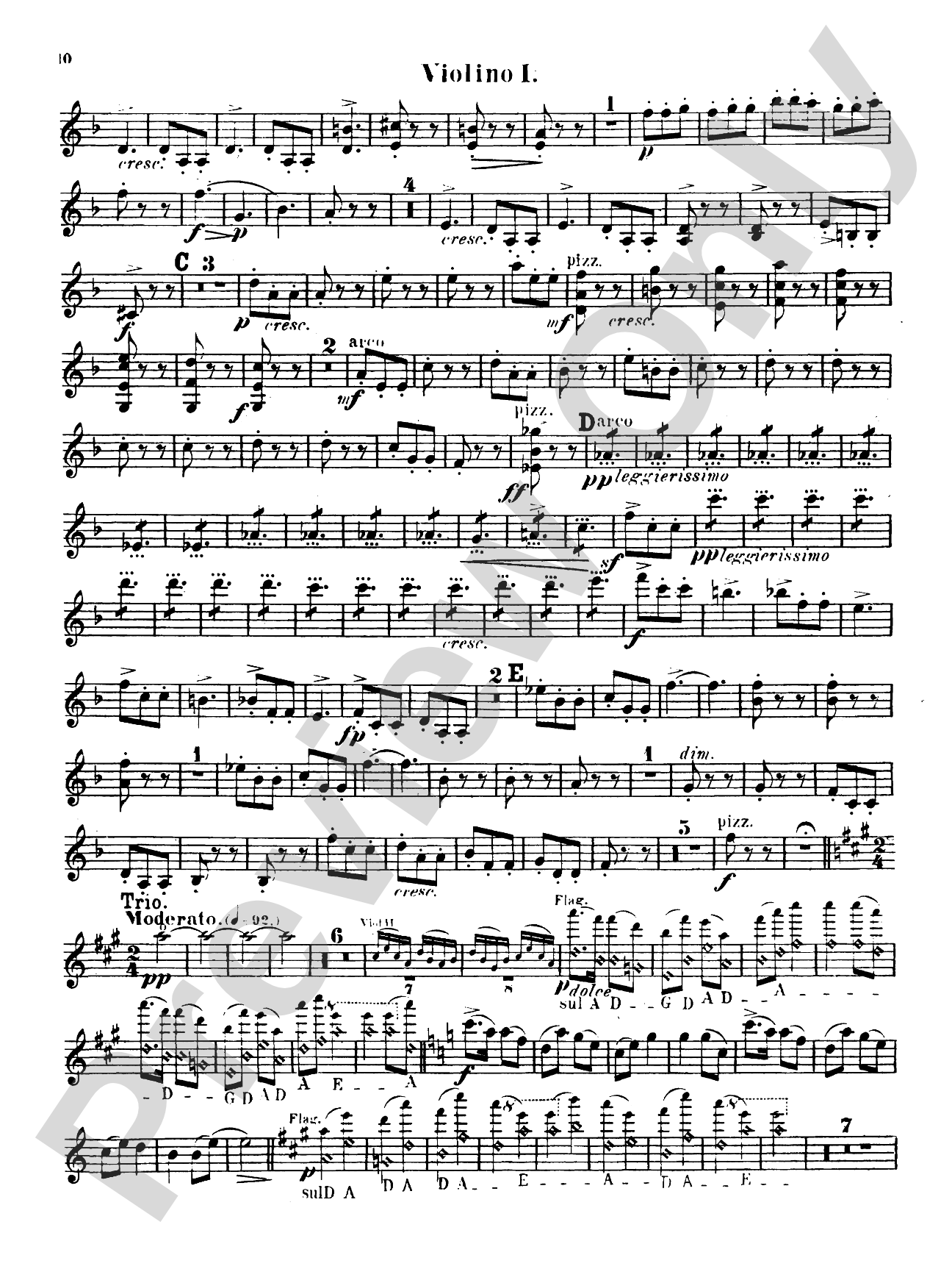String Quartet No. 1 in A: String Quartet Book
