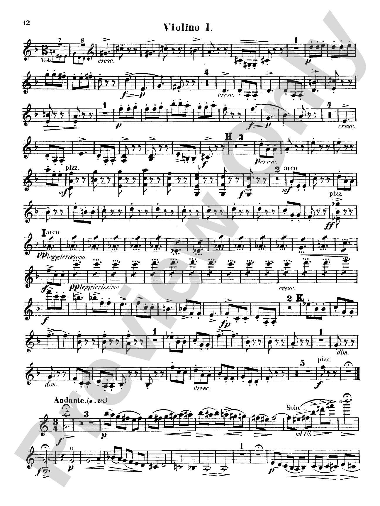 String Quartet No. 1 in A: String Quartet Book