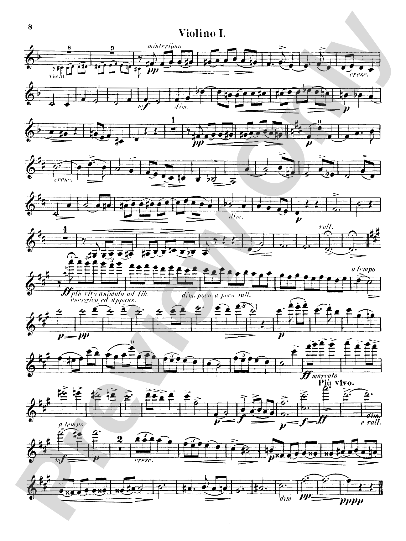 String Quartet No. 1 in A: String Quartet Book