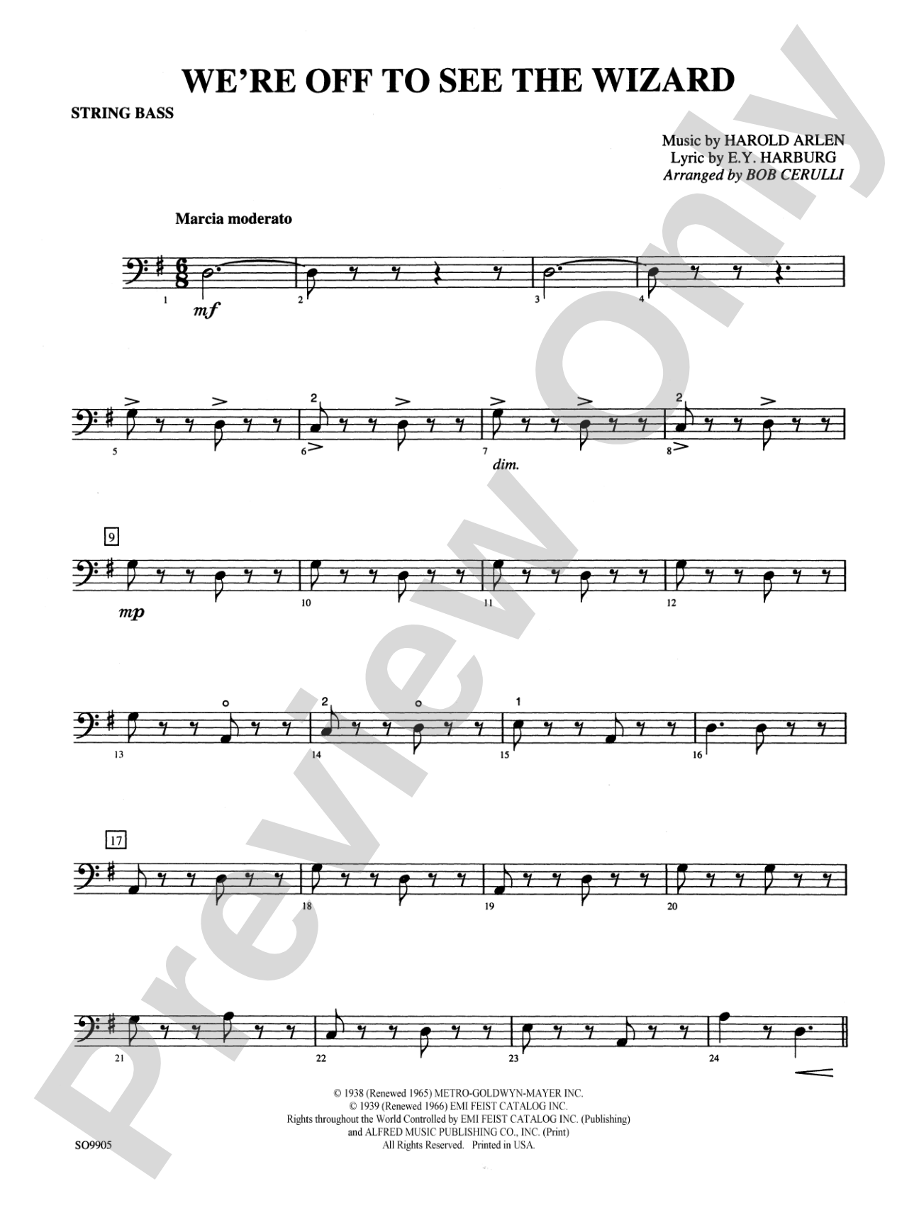 We're Off to See the Wizard: String Bass