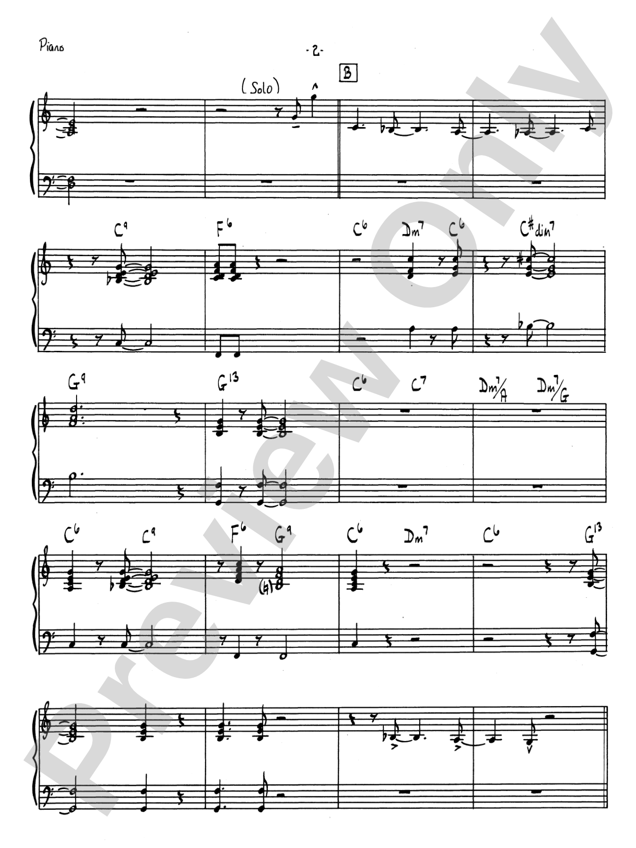 I've Got a Gal in Kalamazoo: Piano Accompaniment