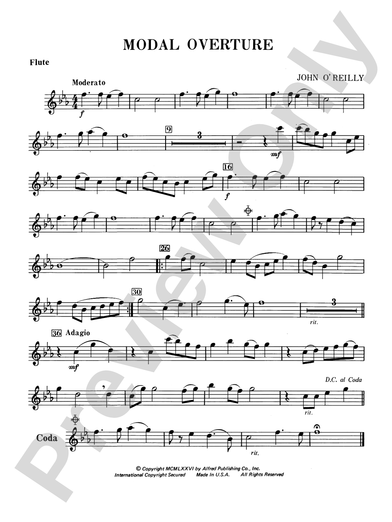 Modal Overture: Flute