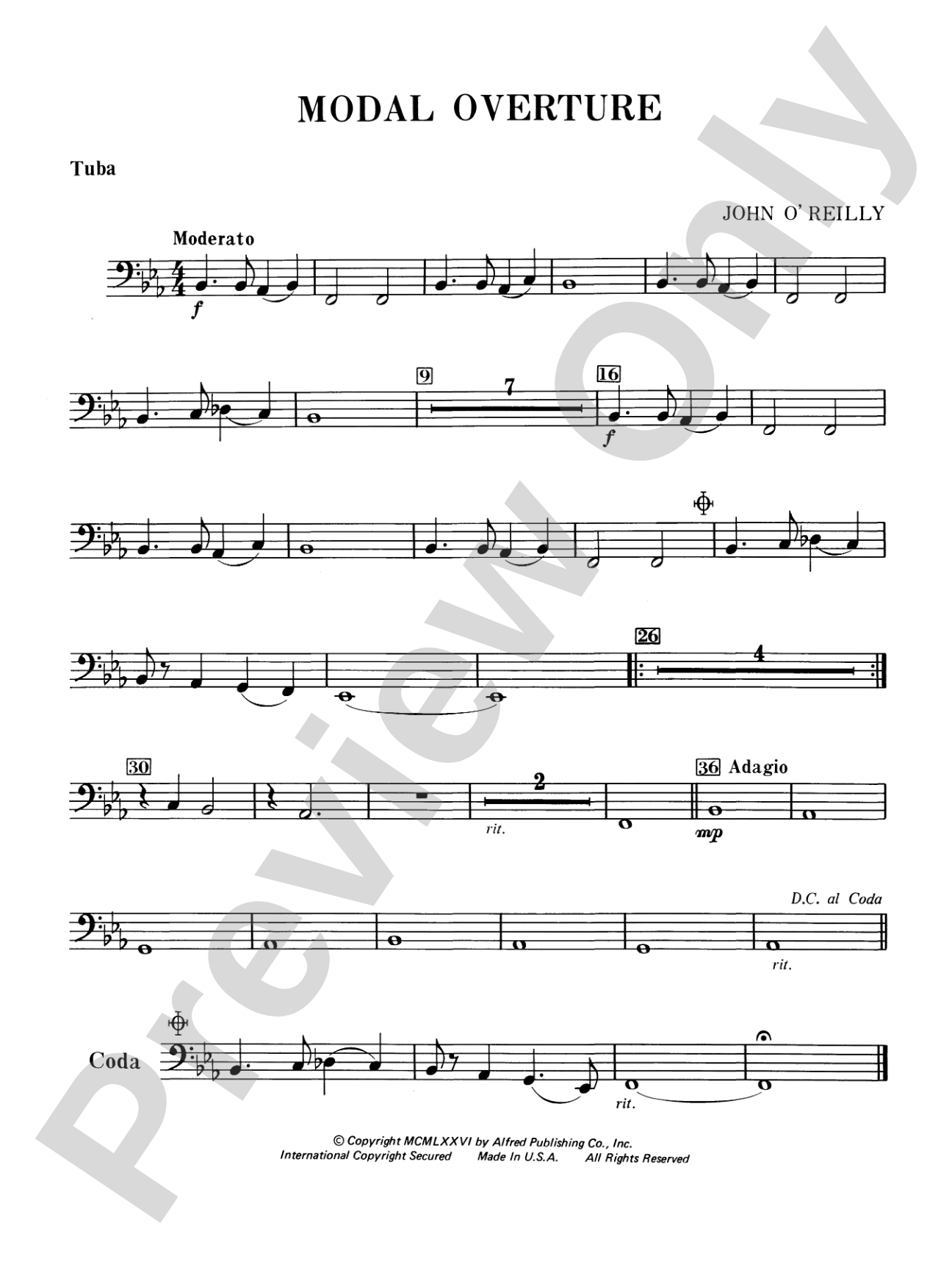 Modal Overture: Tuba