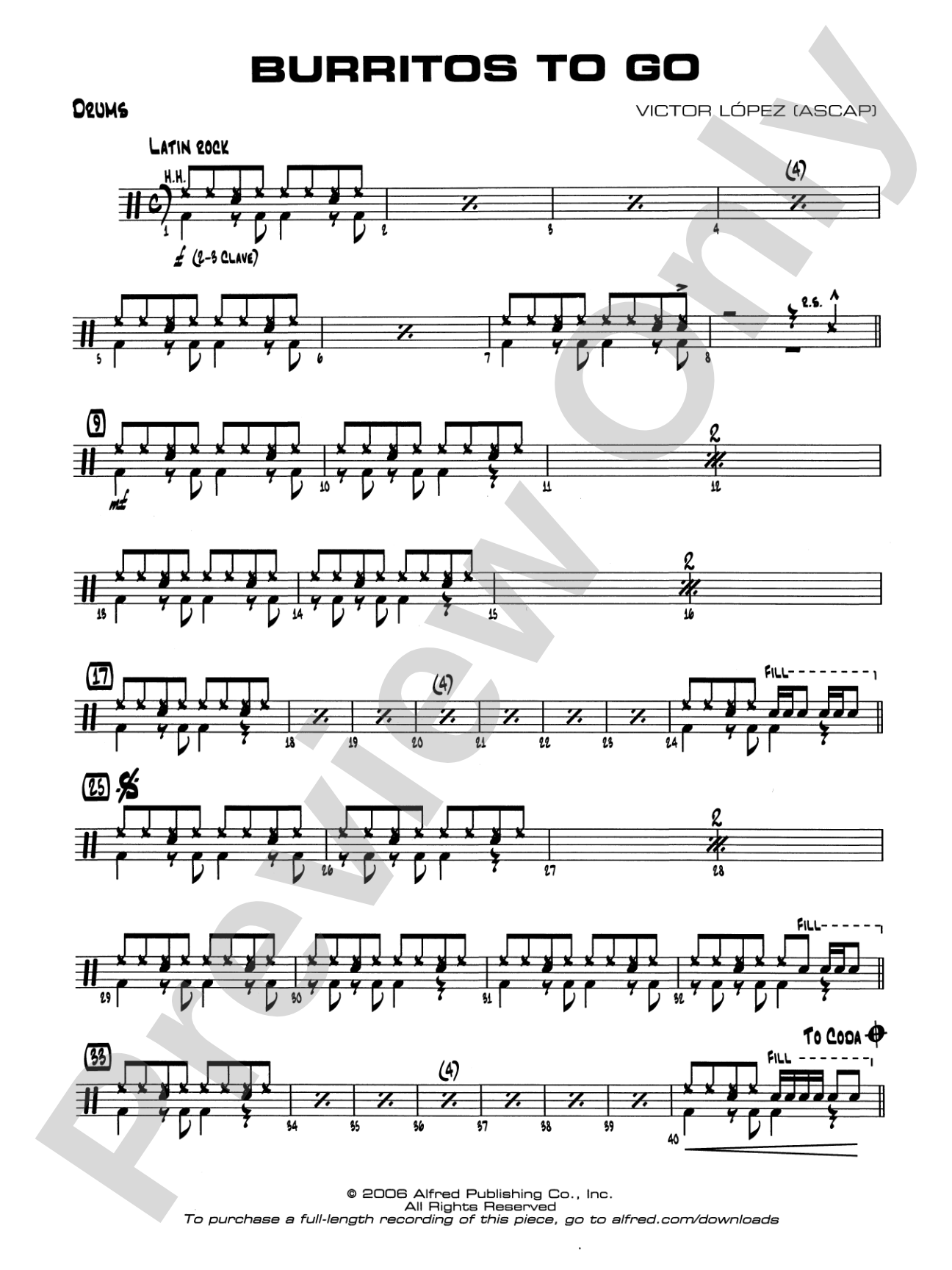 Burritos to Go: Drums