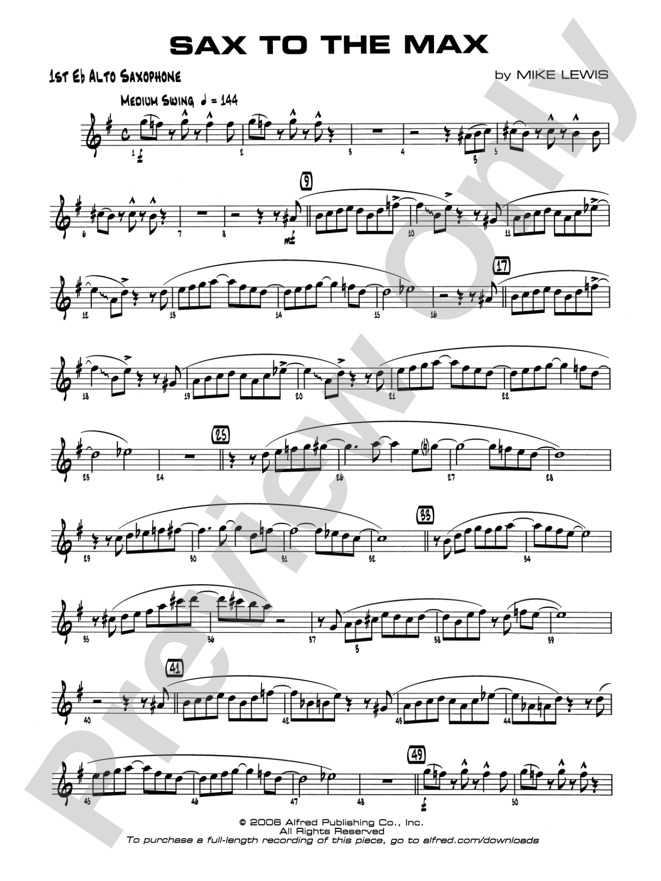 Sax to the Max: E-flat Alto Saxophone