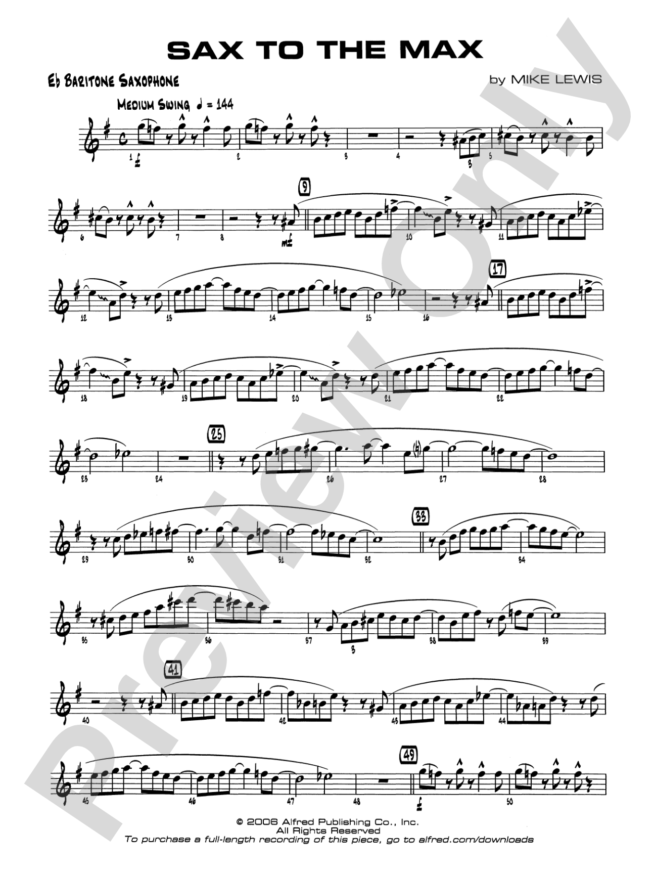 Sax to the Max: E-flat Baritone Saxophone