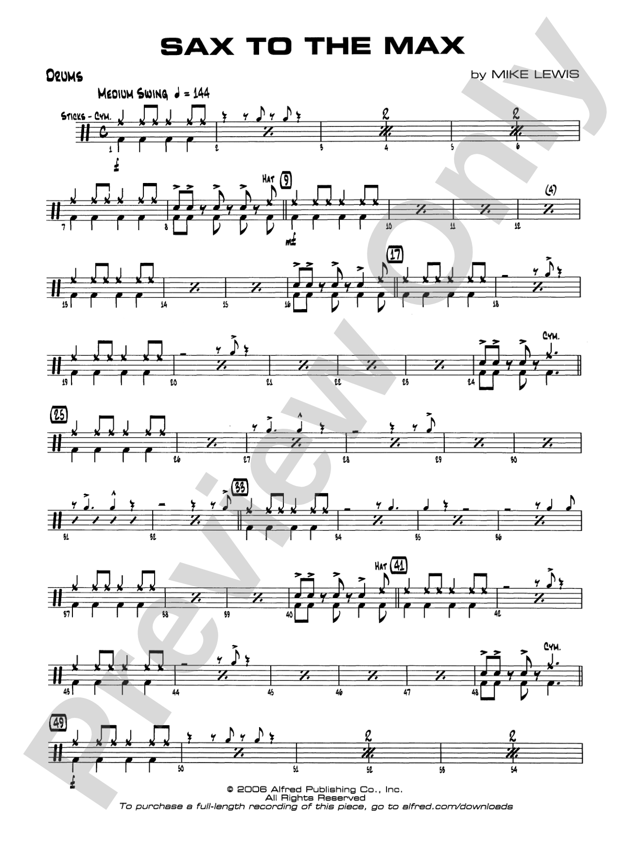 Sax to the Max: Drums