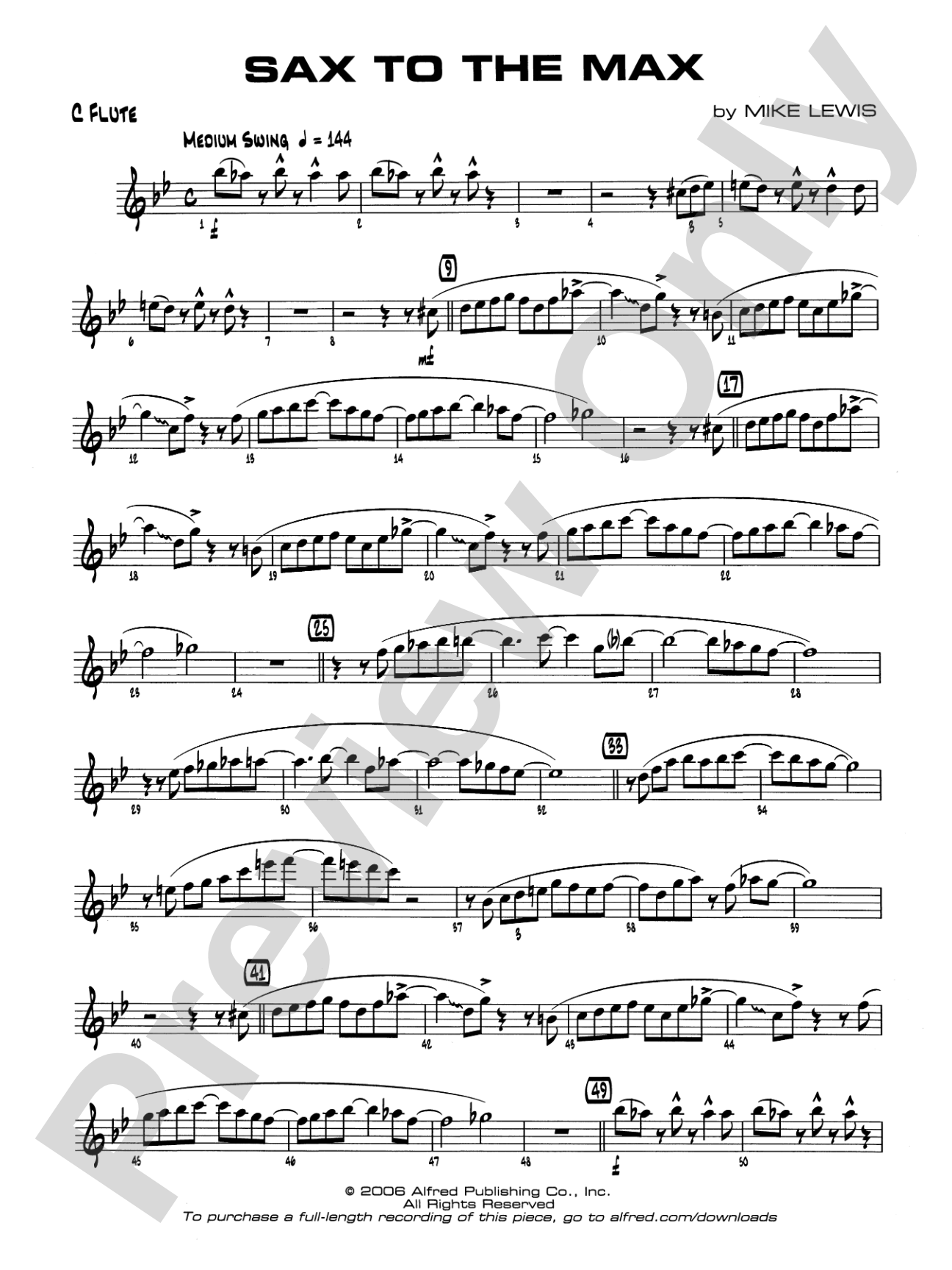 Sax to the Max: Flute