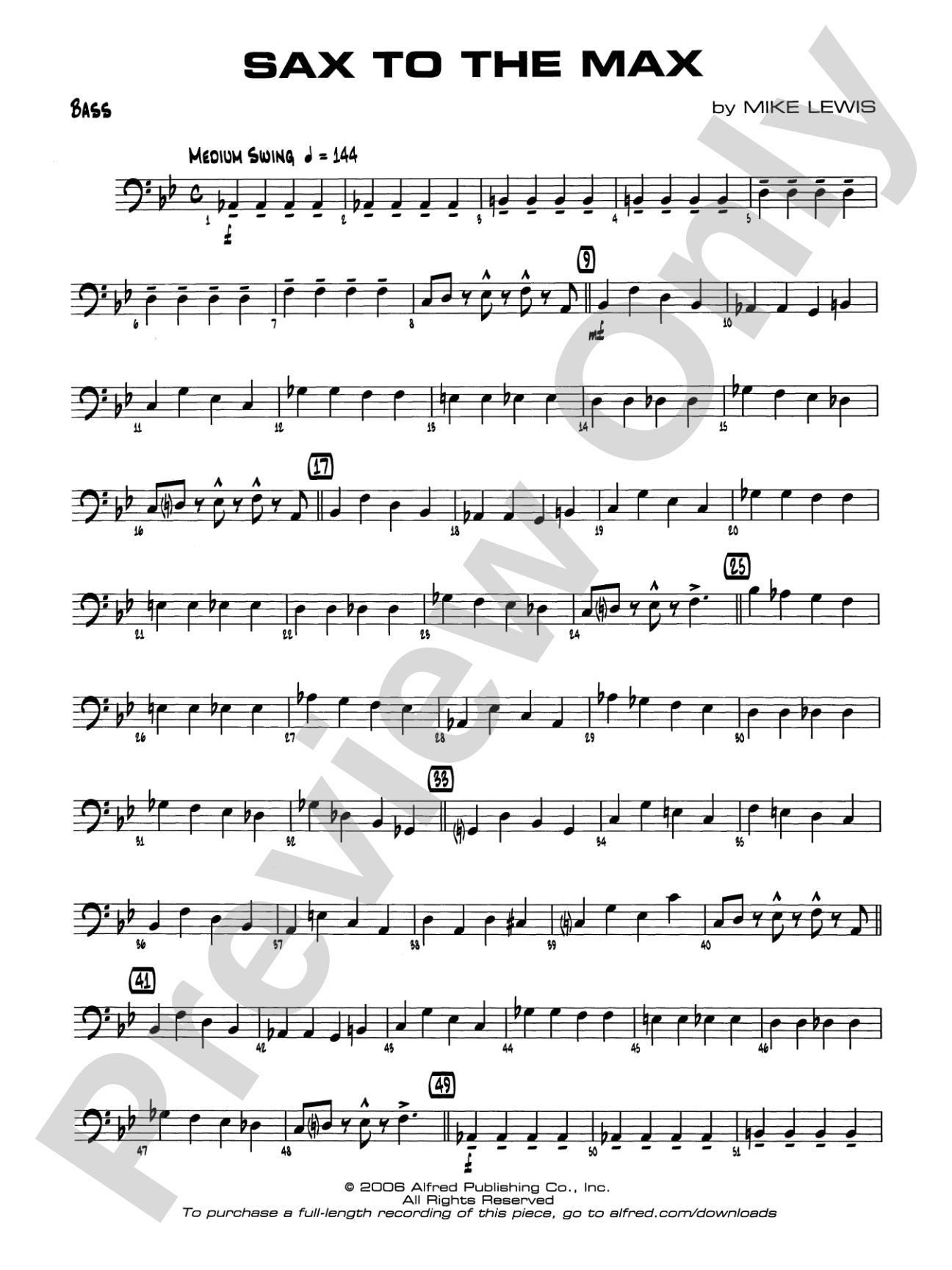 Sax to the Max: String Bass