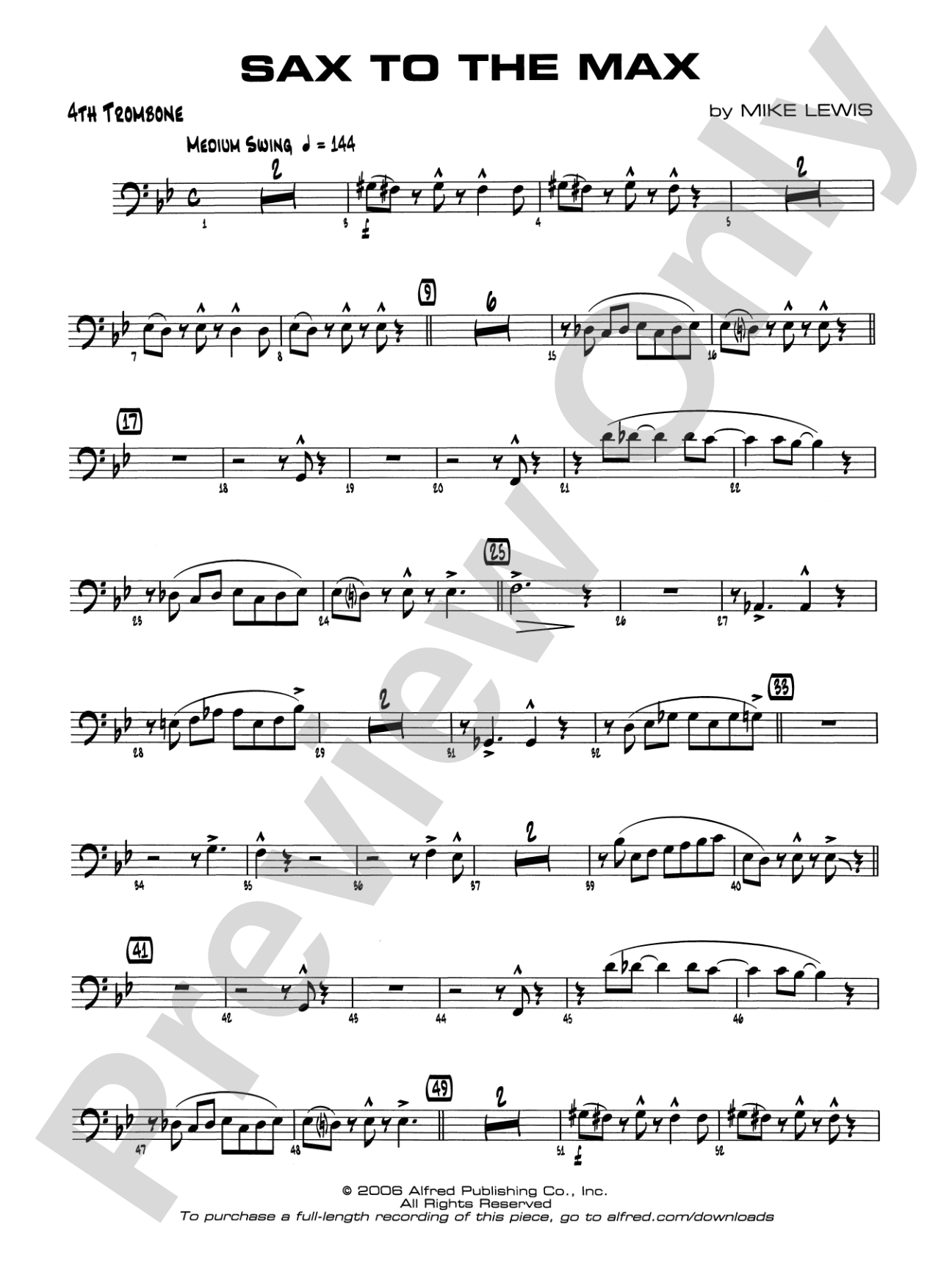 Sax to the Max: 4th Trombone