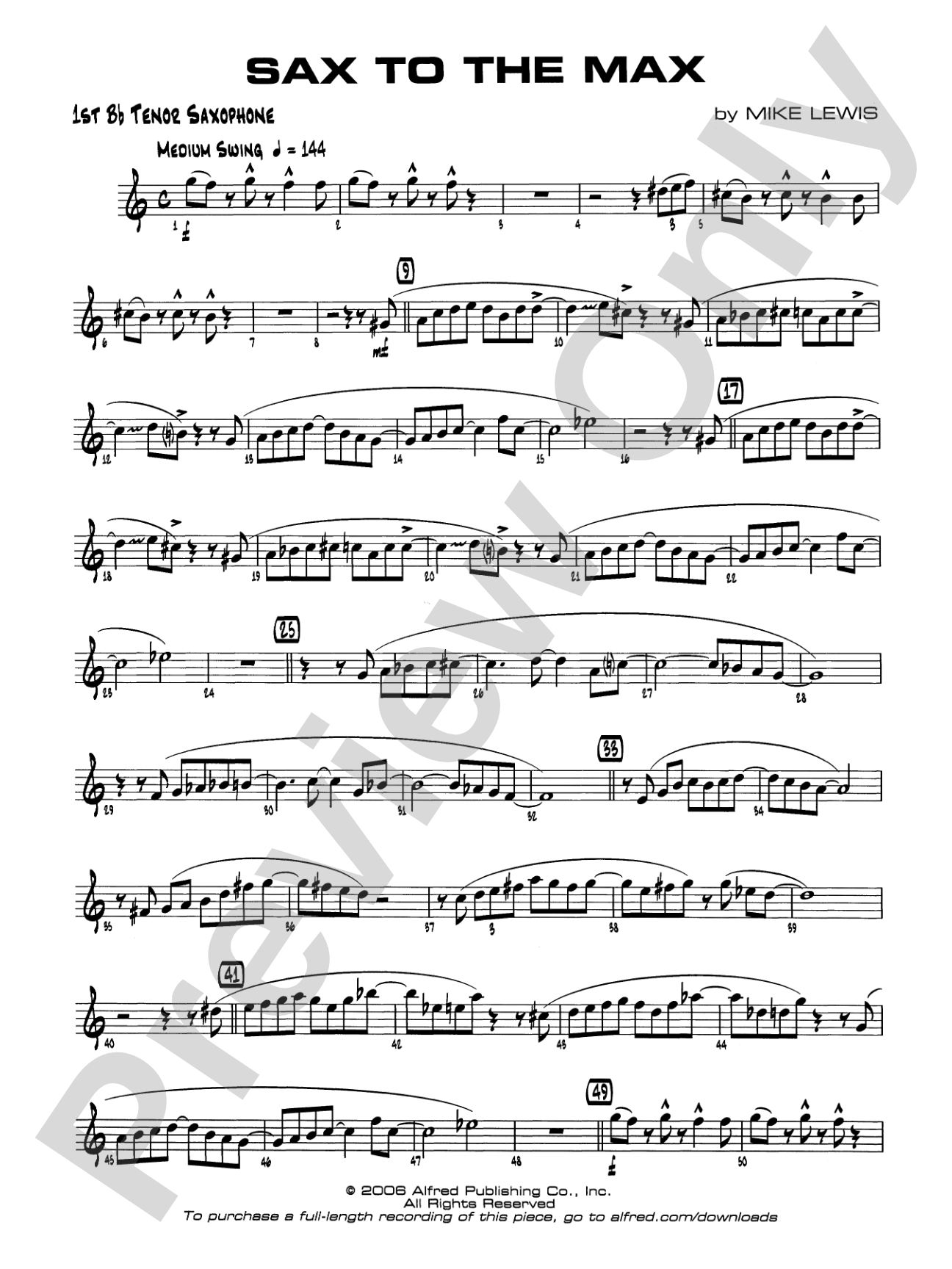 Sax to the Max: B-flat Tenor Saxophone
