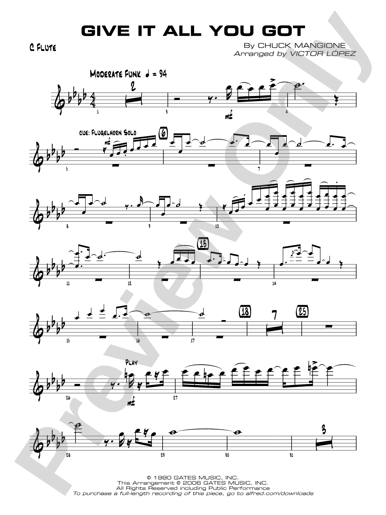 Give It All You Got: Flute