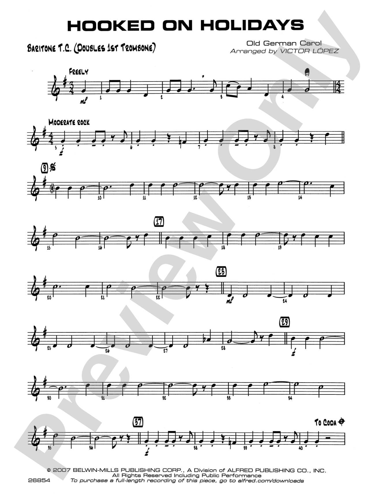 Hooked on Holidays: Baritone T.C.