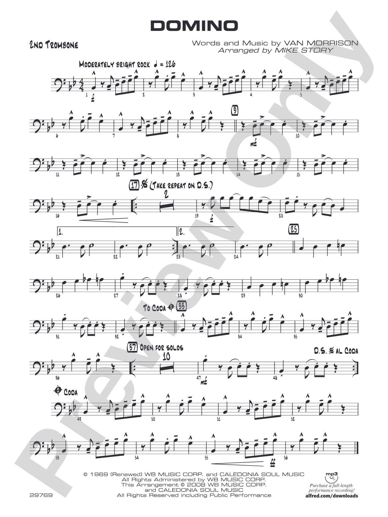 Domino: 2nd Trombone