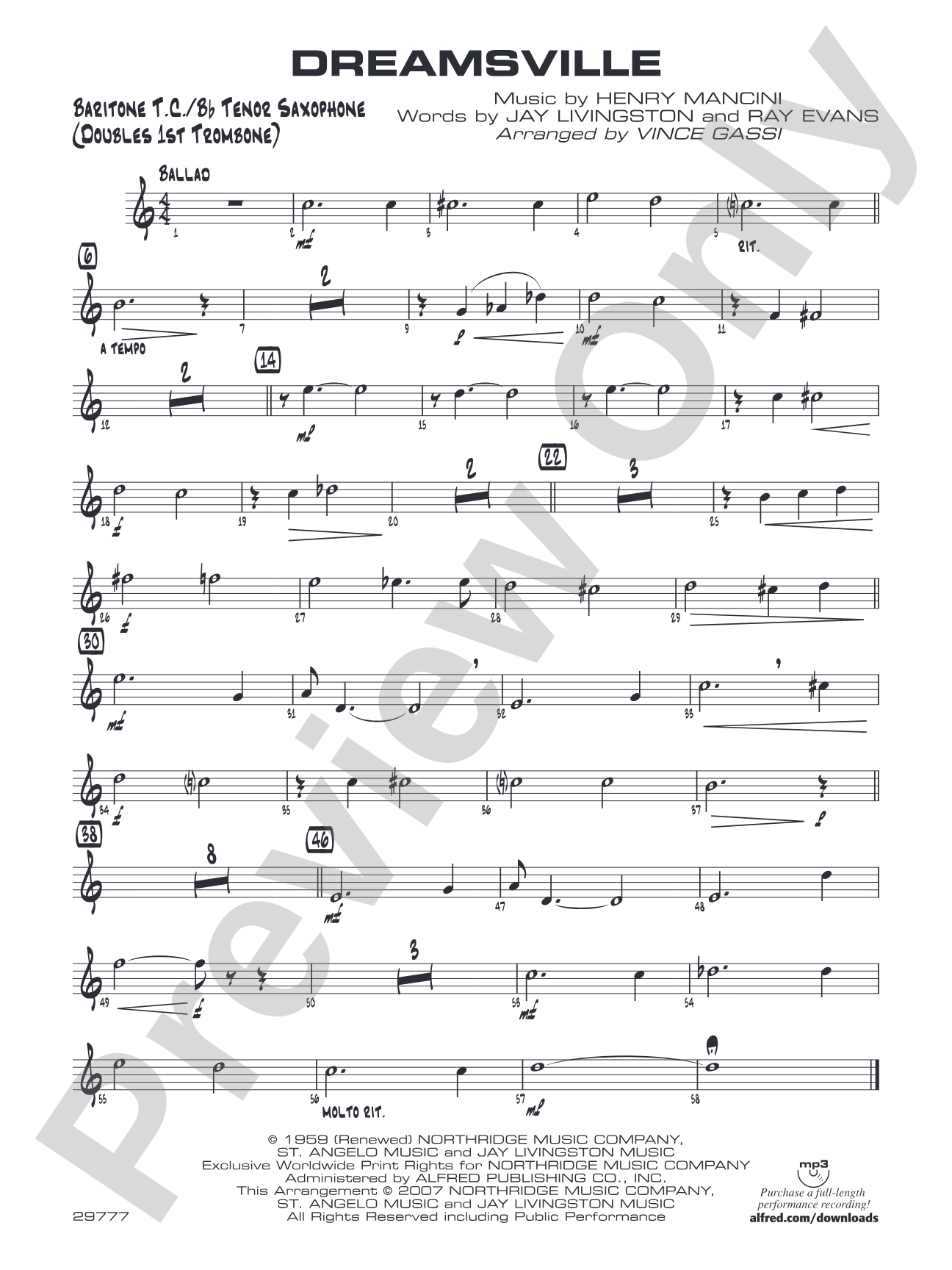 Dreamsville: Baritone T.C.