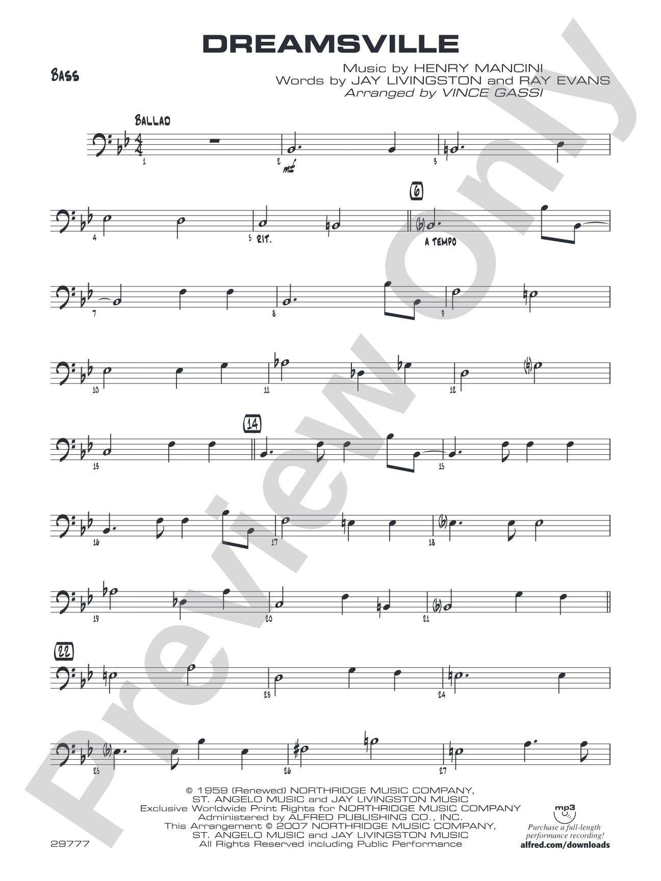 Dreamsville: String Bass