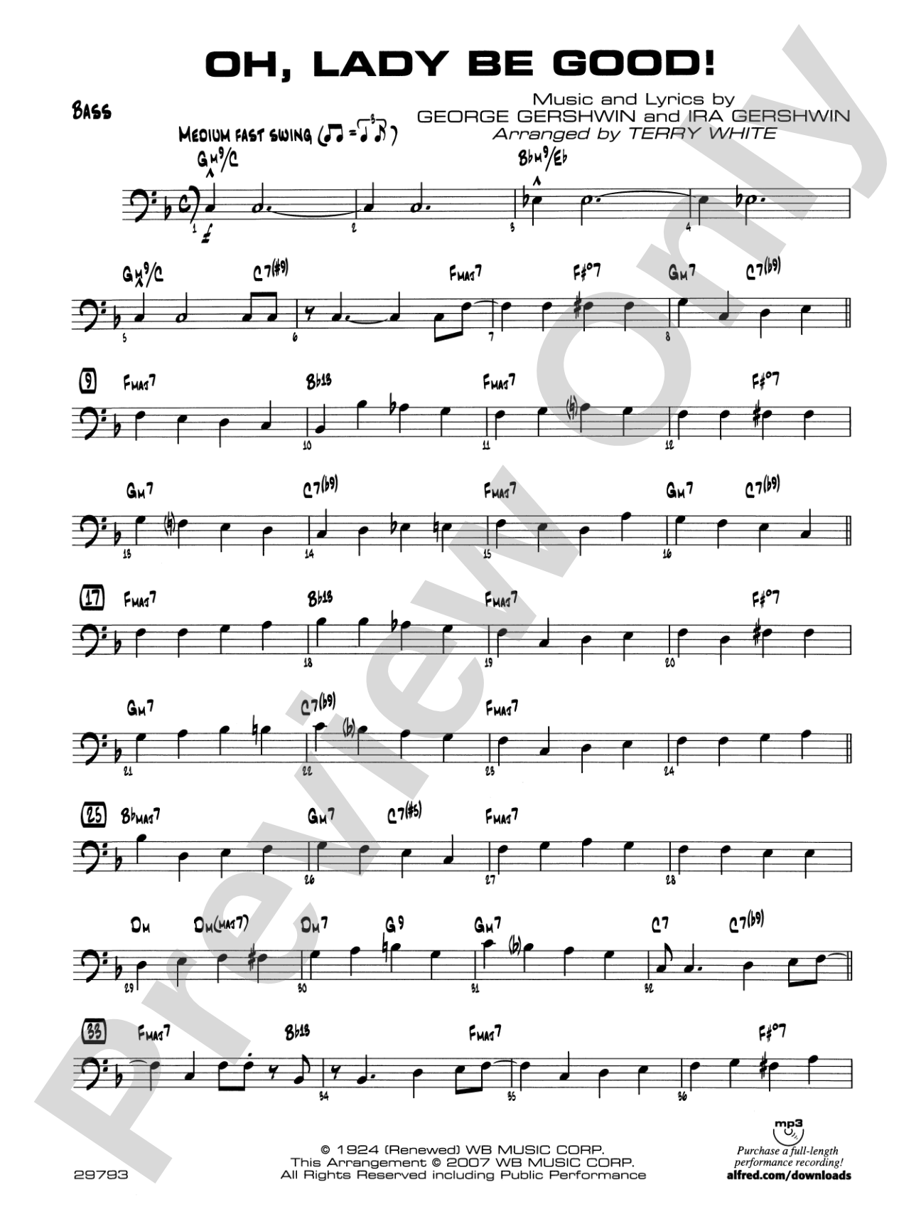Oh, Lady Be Good!: String Bass