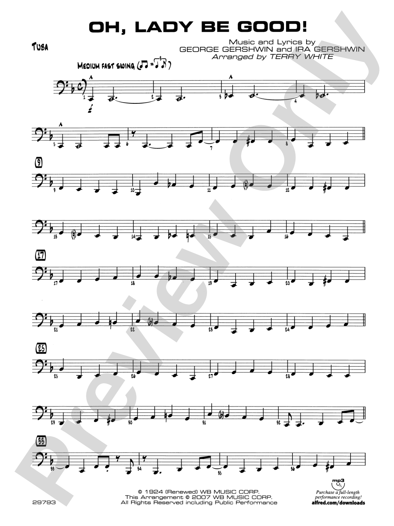 Oh, Lady Be Good!: Tuba