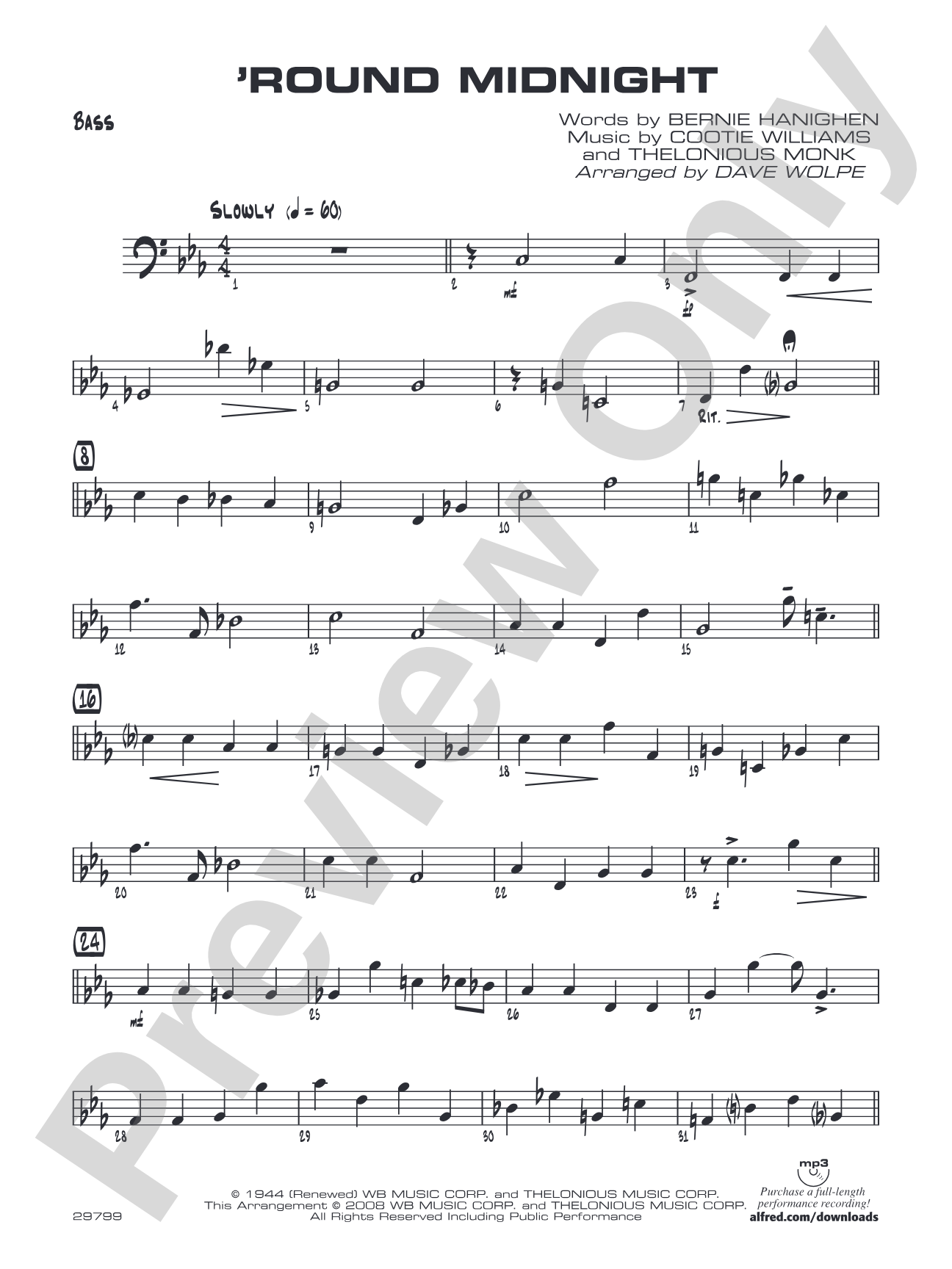 'Round Midnight: String Bass