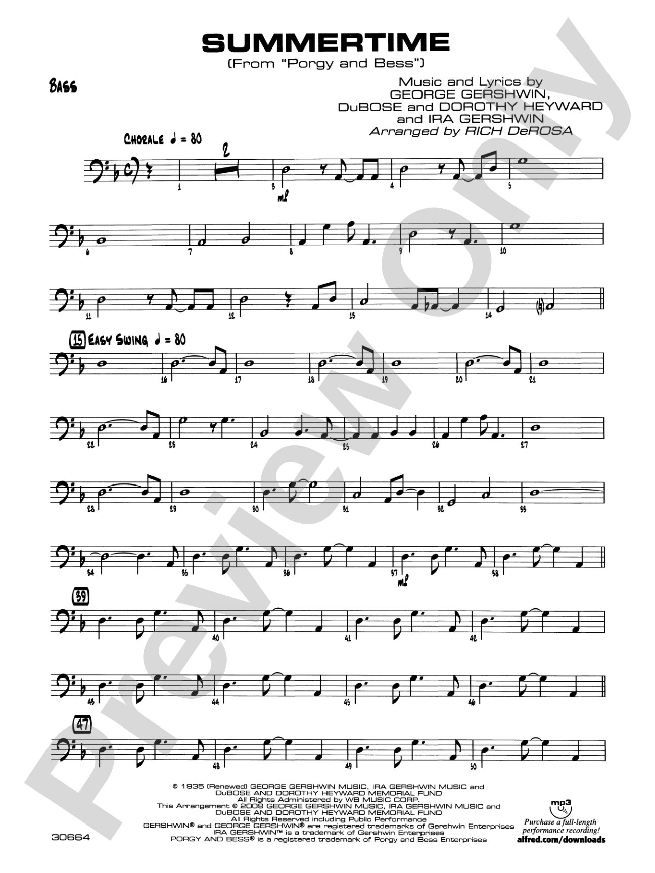 Summertime: String Bass