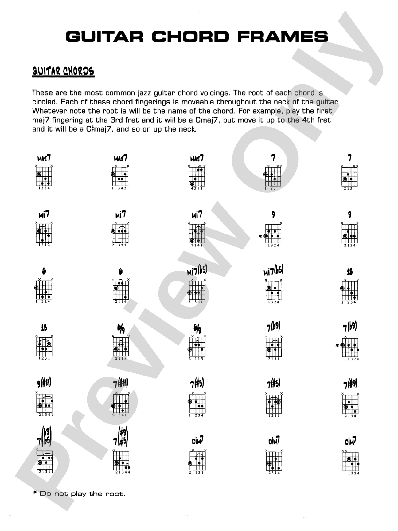 Coral Reef: Guitar Chords