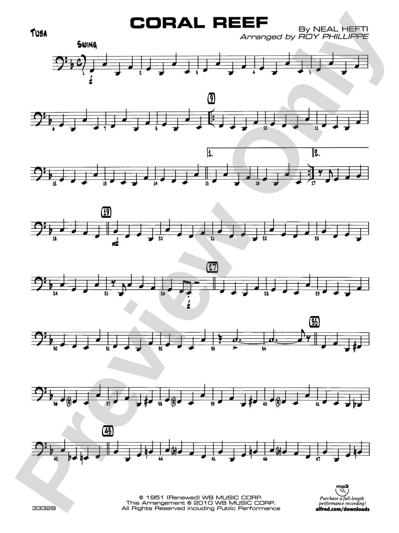 Coral Reef: Tuba