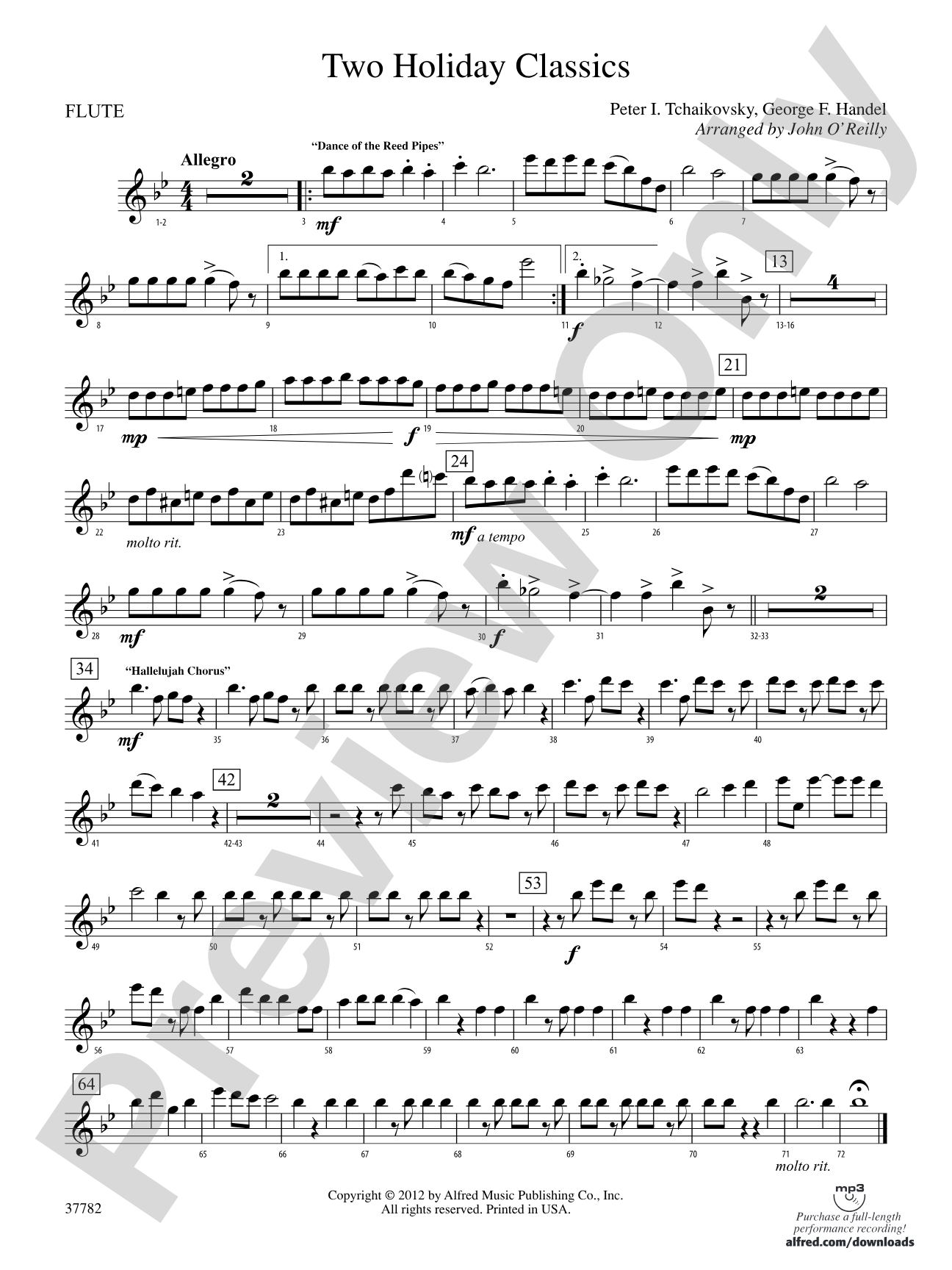 Two Holiday Classics: Flute