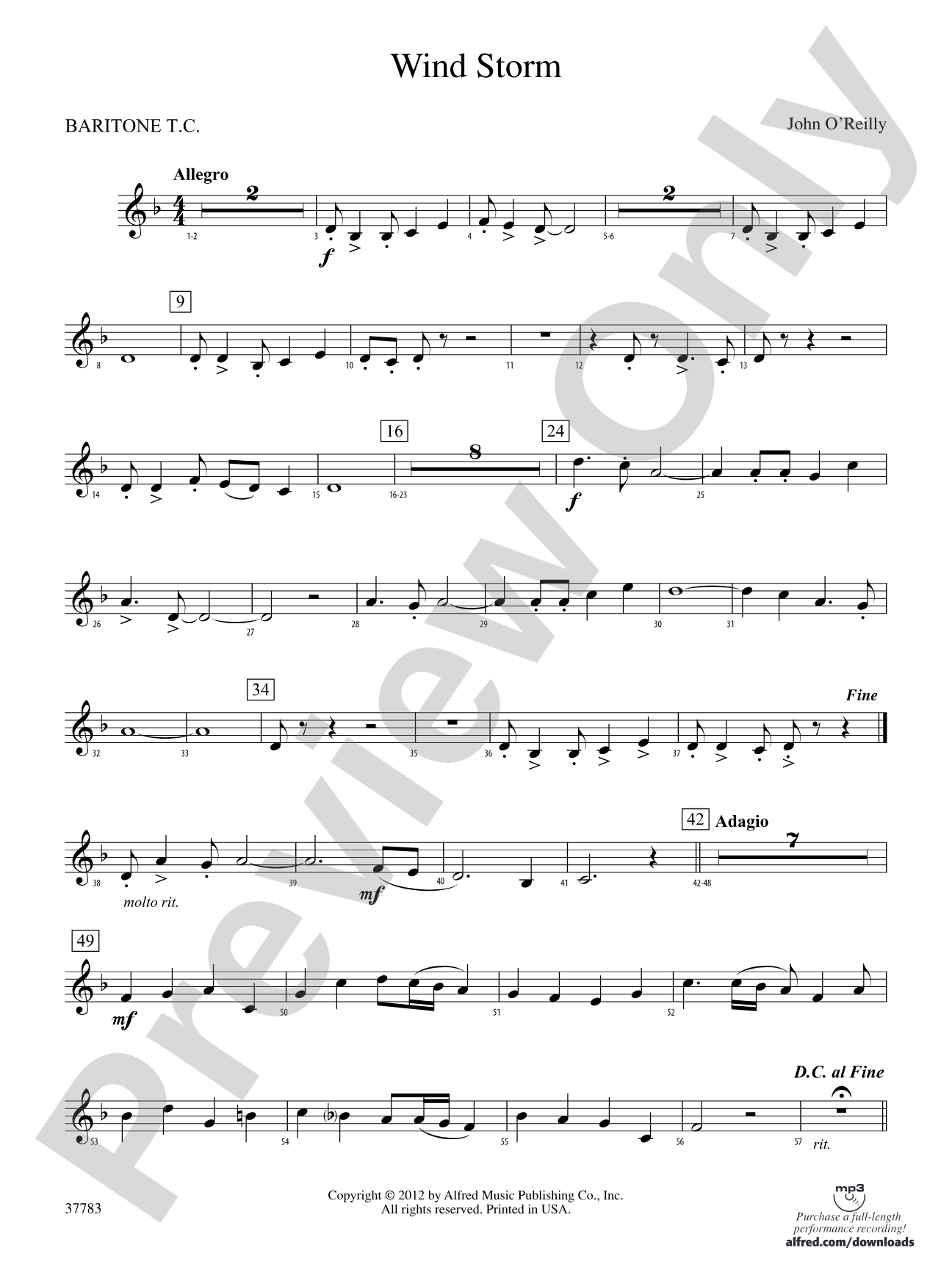 Wind Storm: Baritone T.C.