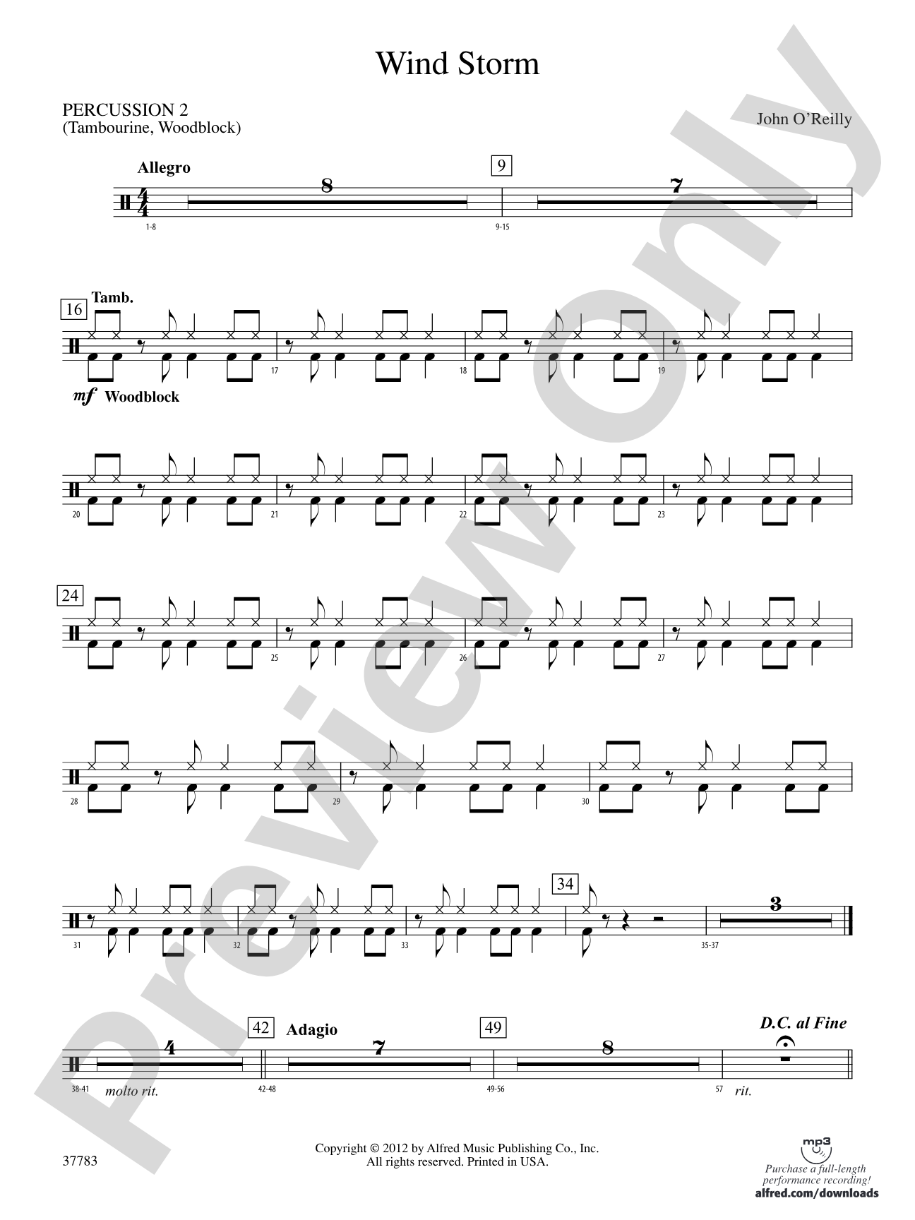 Wind Storm: 2nd Percussion