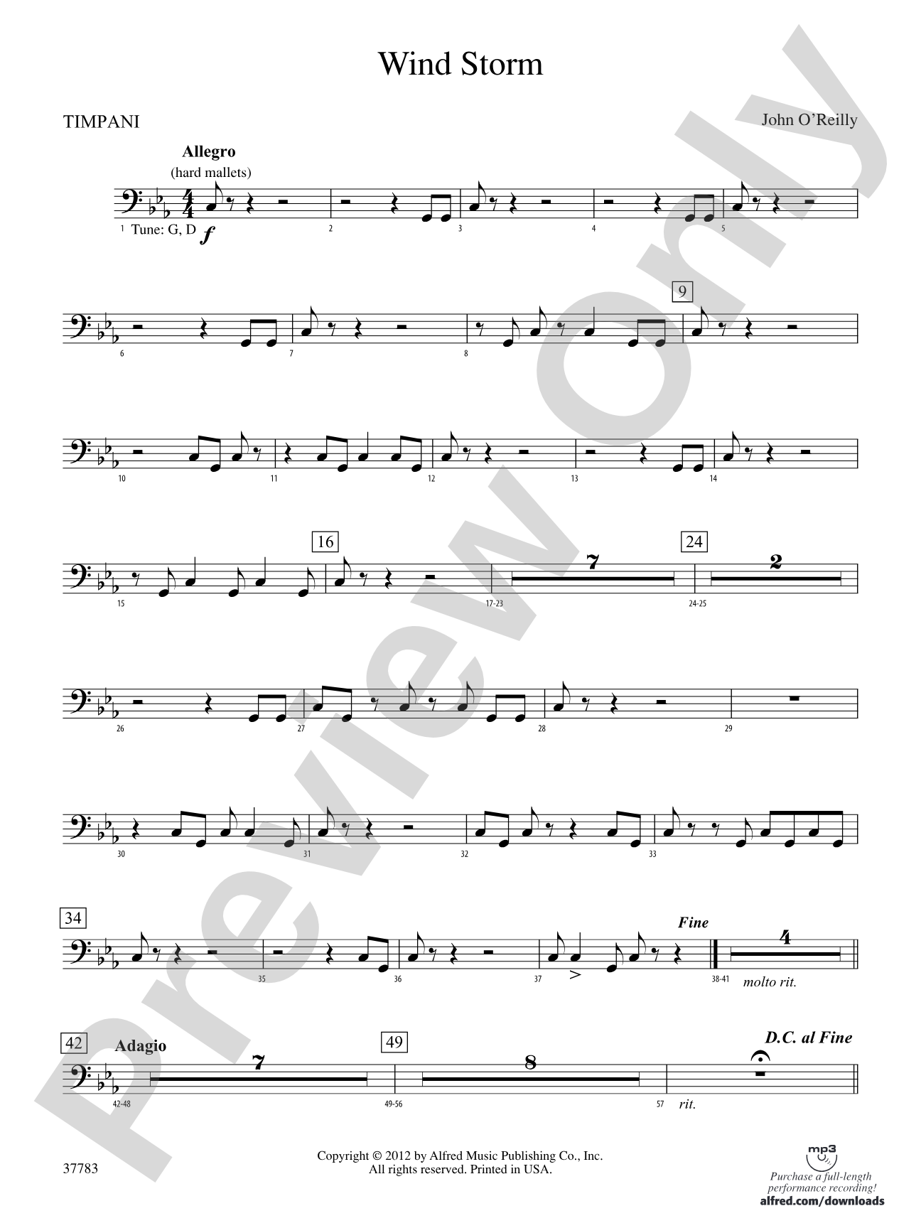 Wind Storm: Timpani