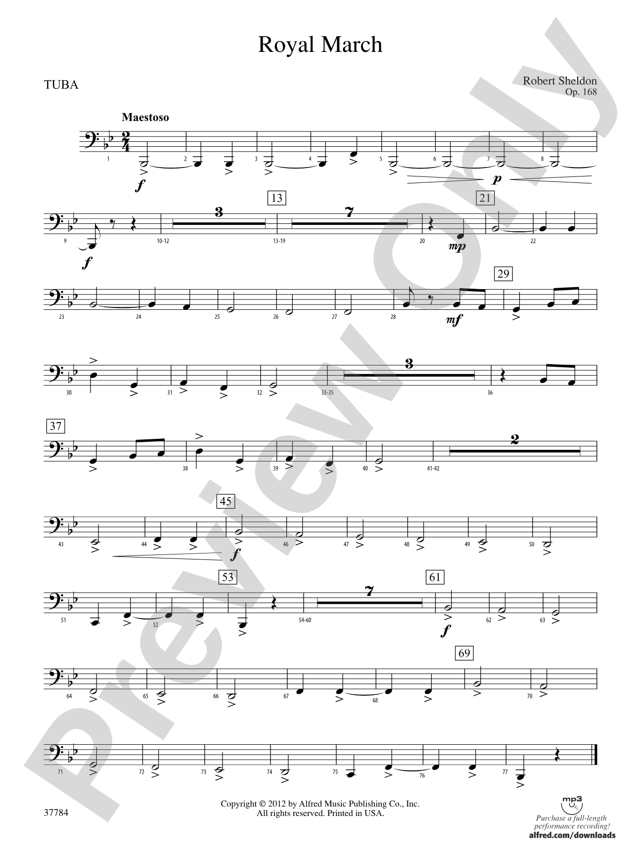 Royal March: Tuba