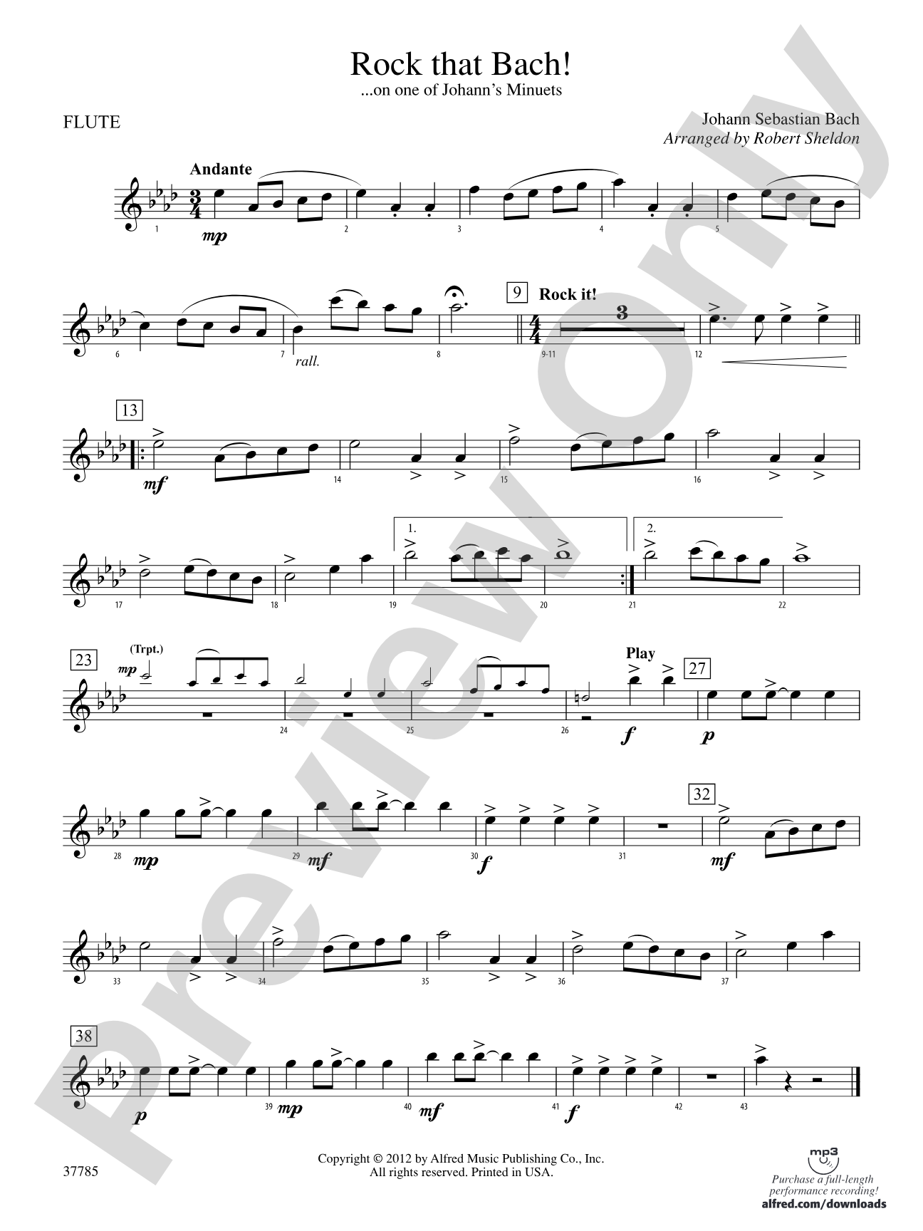 Rock That Bach!: Flute