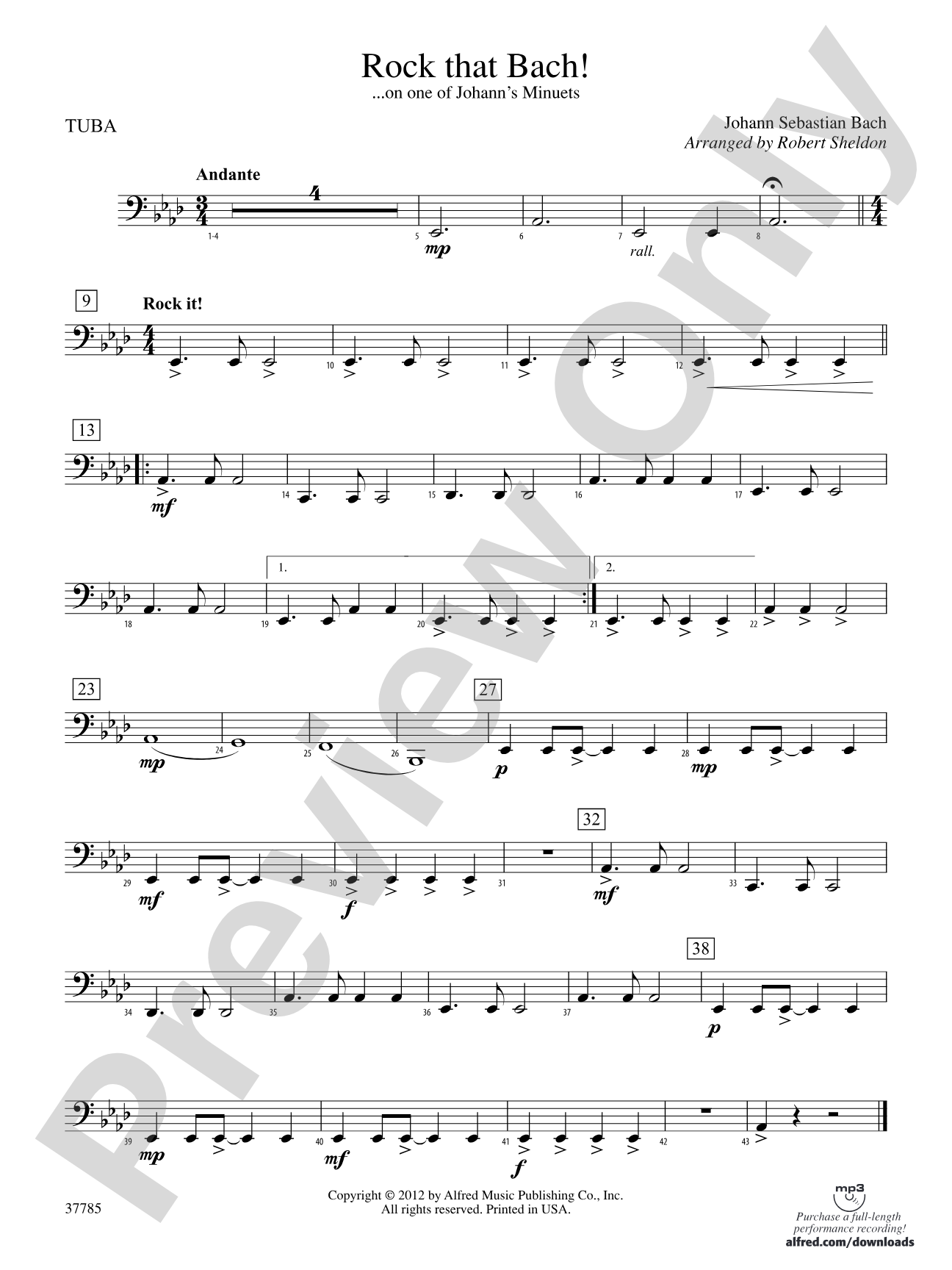 Rock That Bach!: Tuba