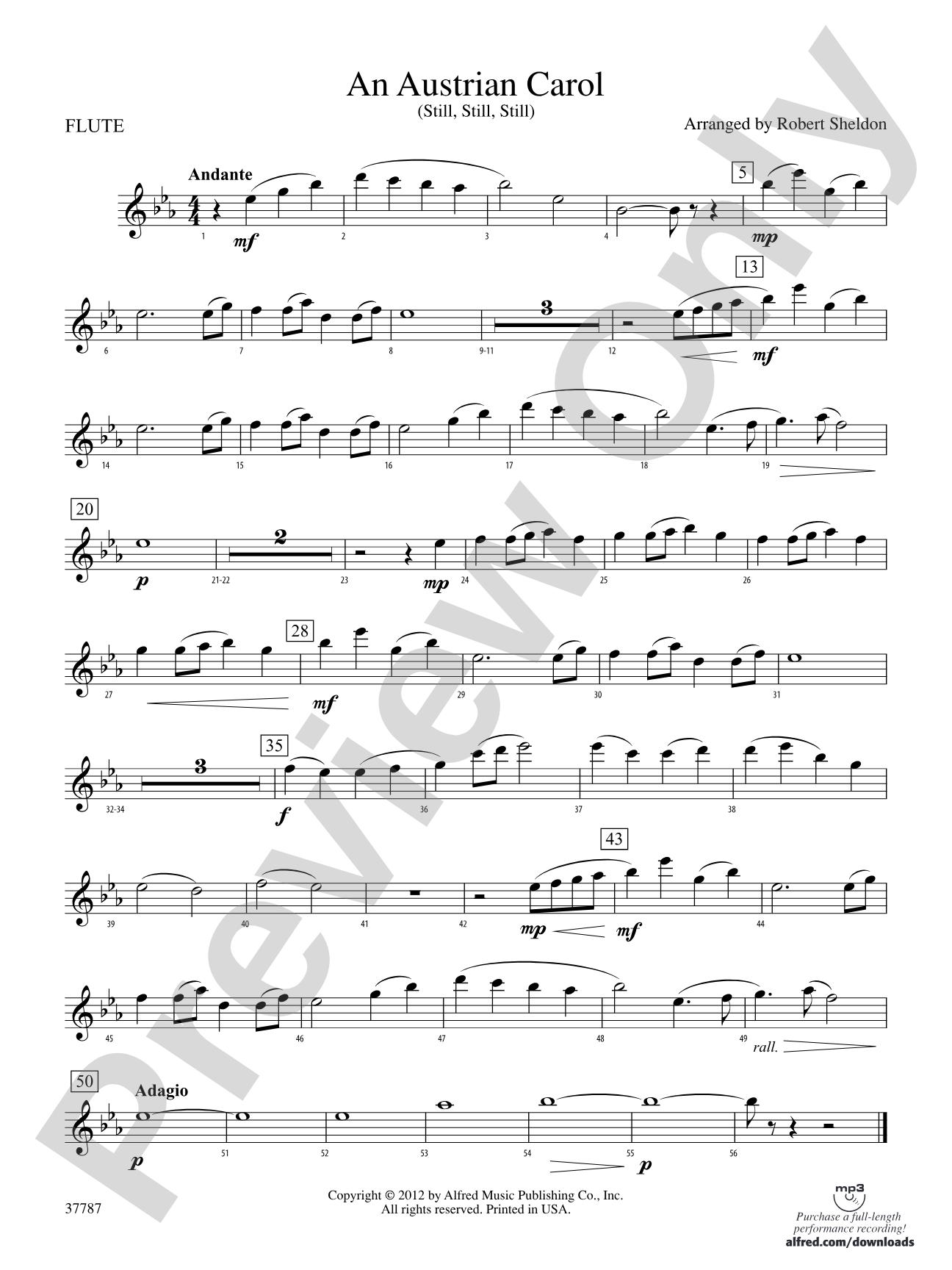 An Austrian Carol: Flute