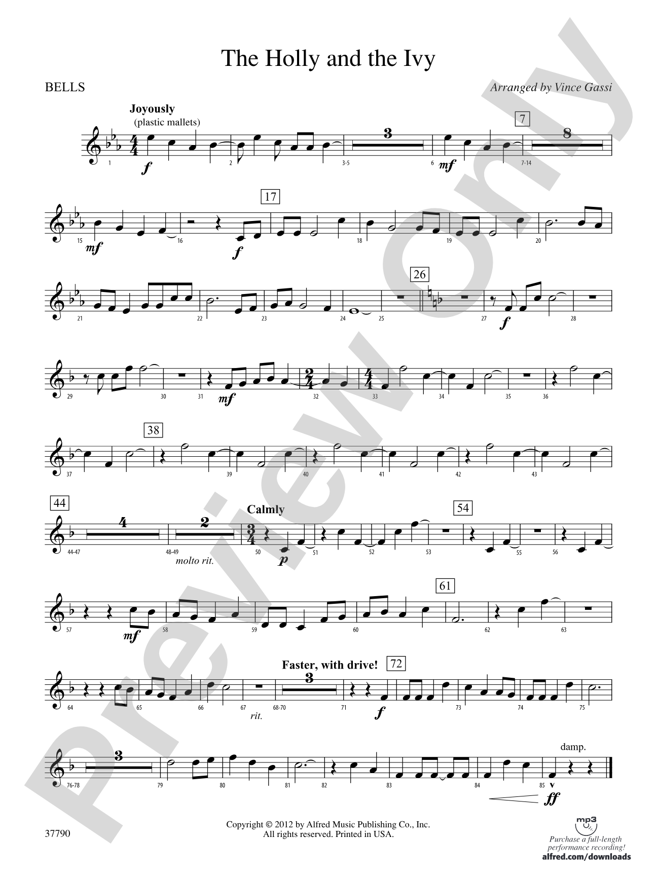 The Holly and the Ivy: Bells