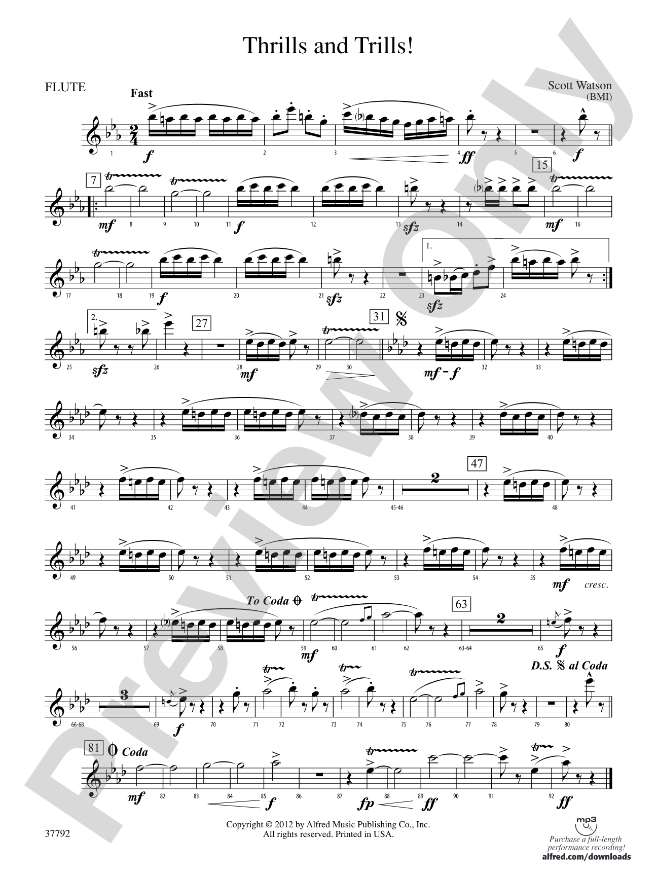 Thrills and Trills!: Flute
