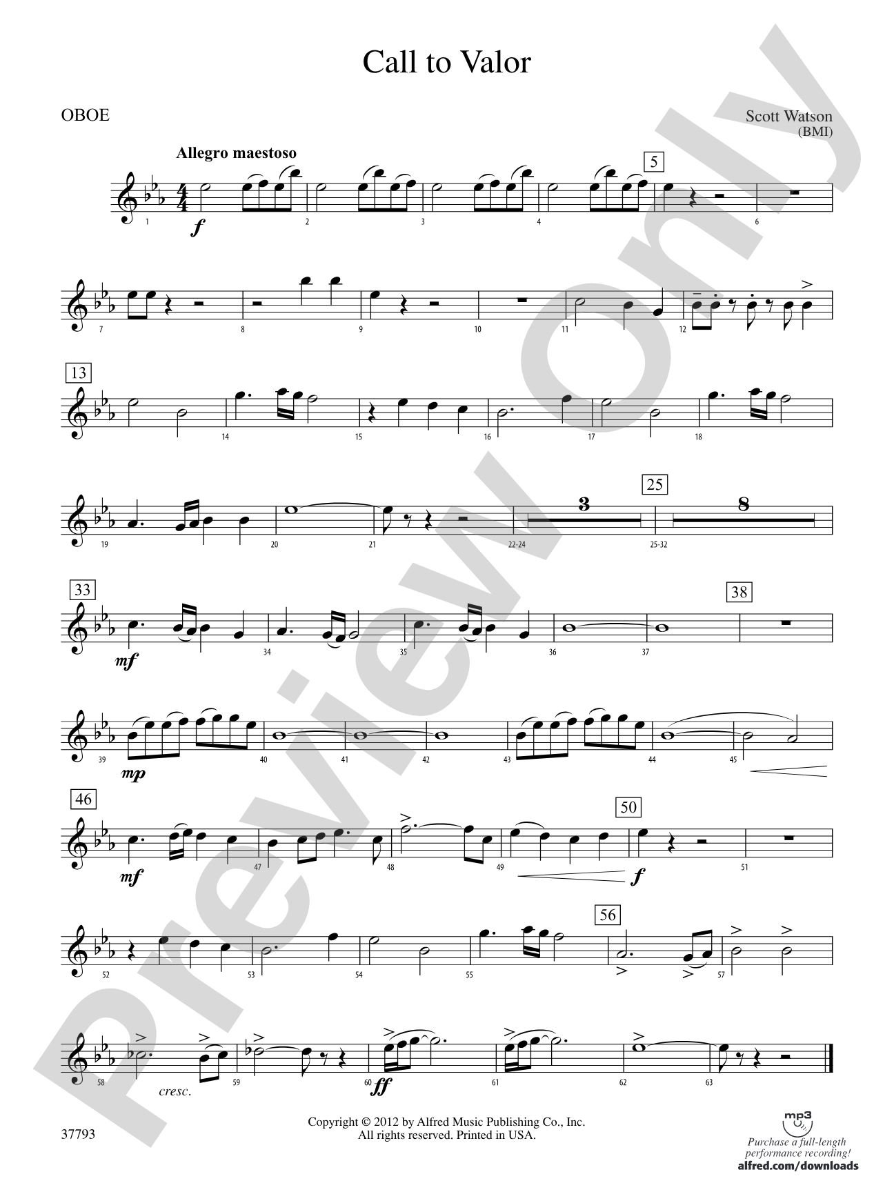 Call to Valor: Oboe