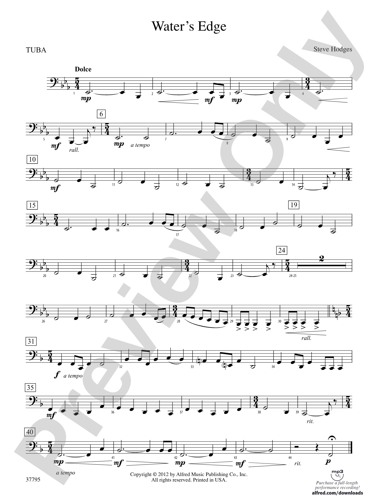 Water's Edge: Tuba