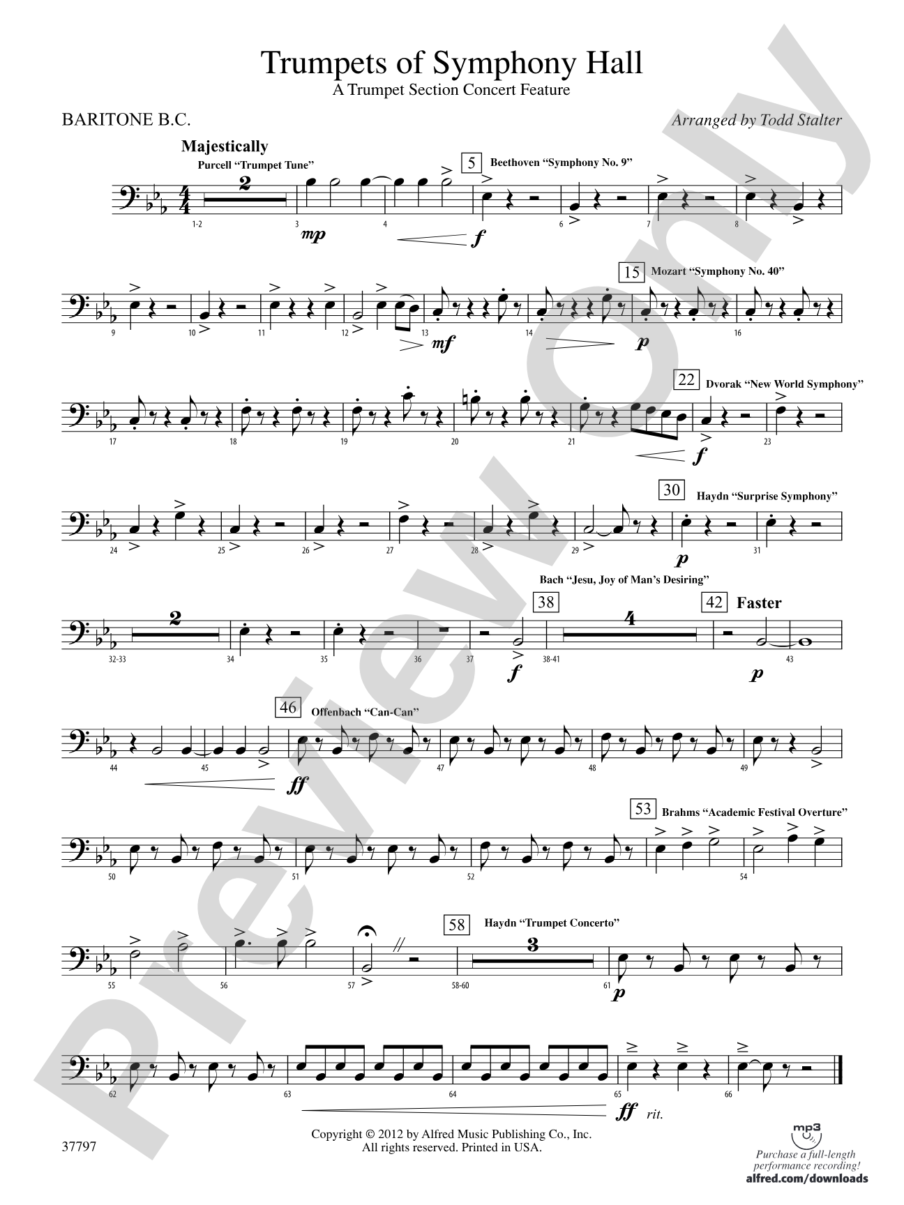 Trumpets of Symphony Hall: Baritone B.C.