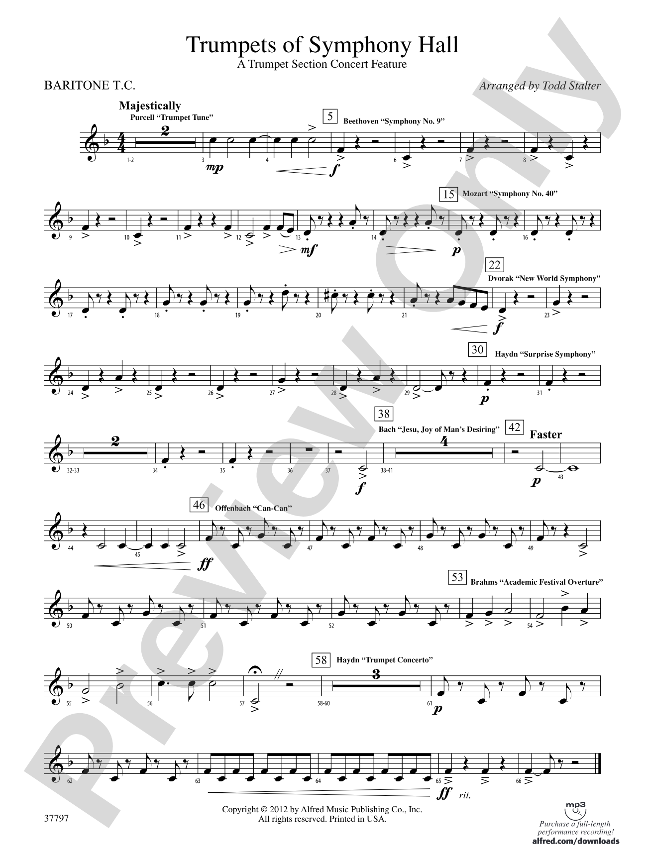 Trumpets of Symphony Hall: Baritone T.C.