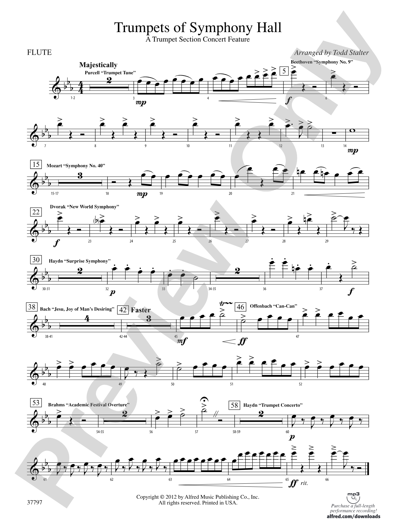 Trumpets of Symphony Hall: Flute