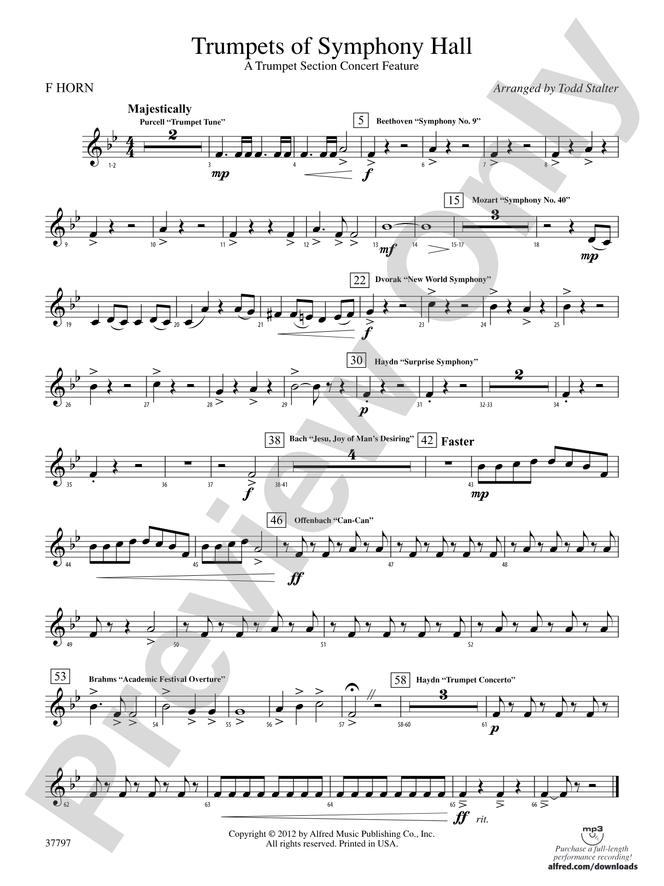 Trumpets of Symphony Hall: 1st F Horn