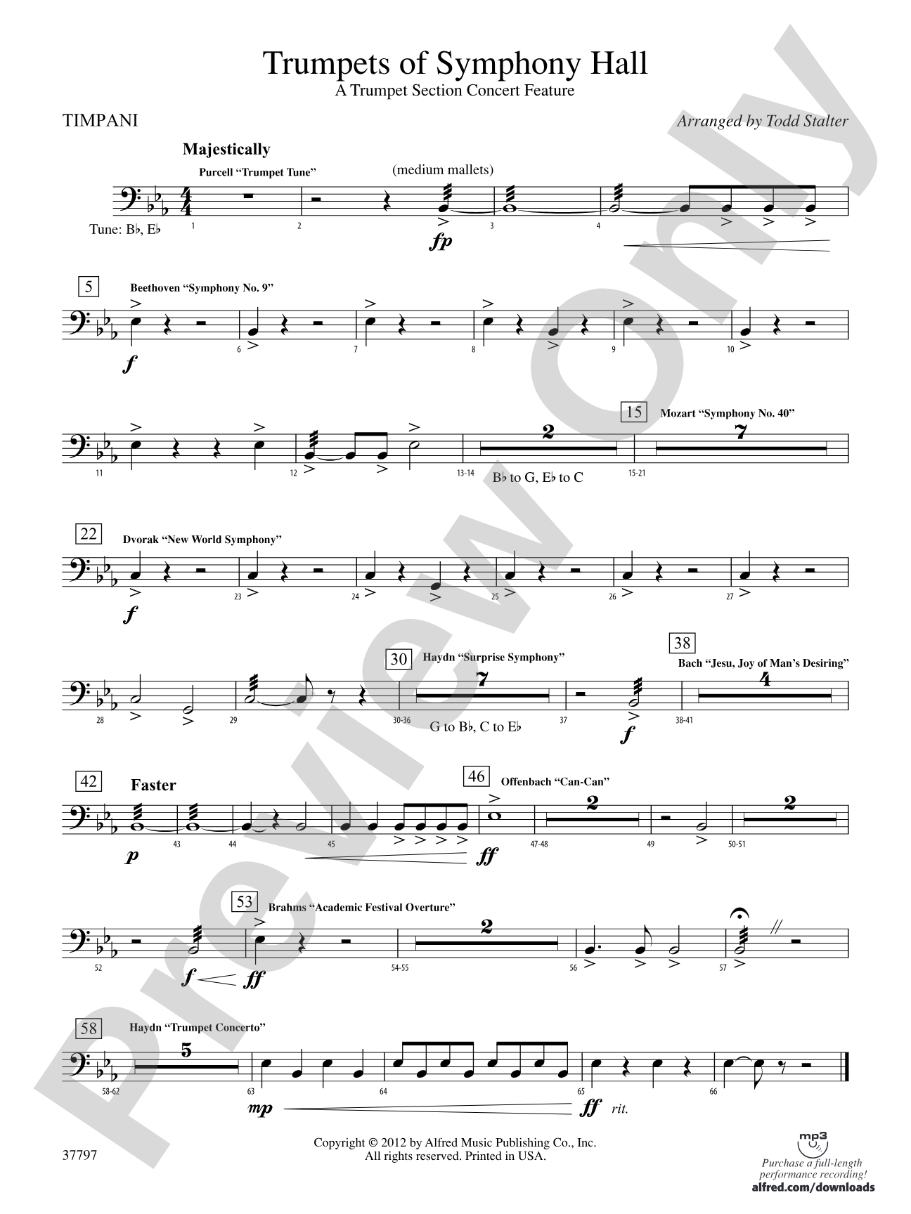 Trumpets of Symphony Hall: Timpani