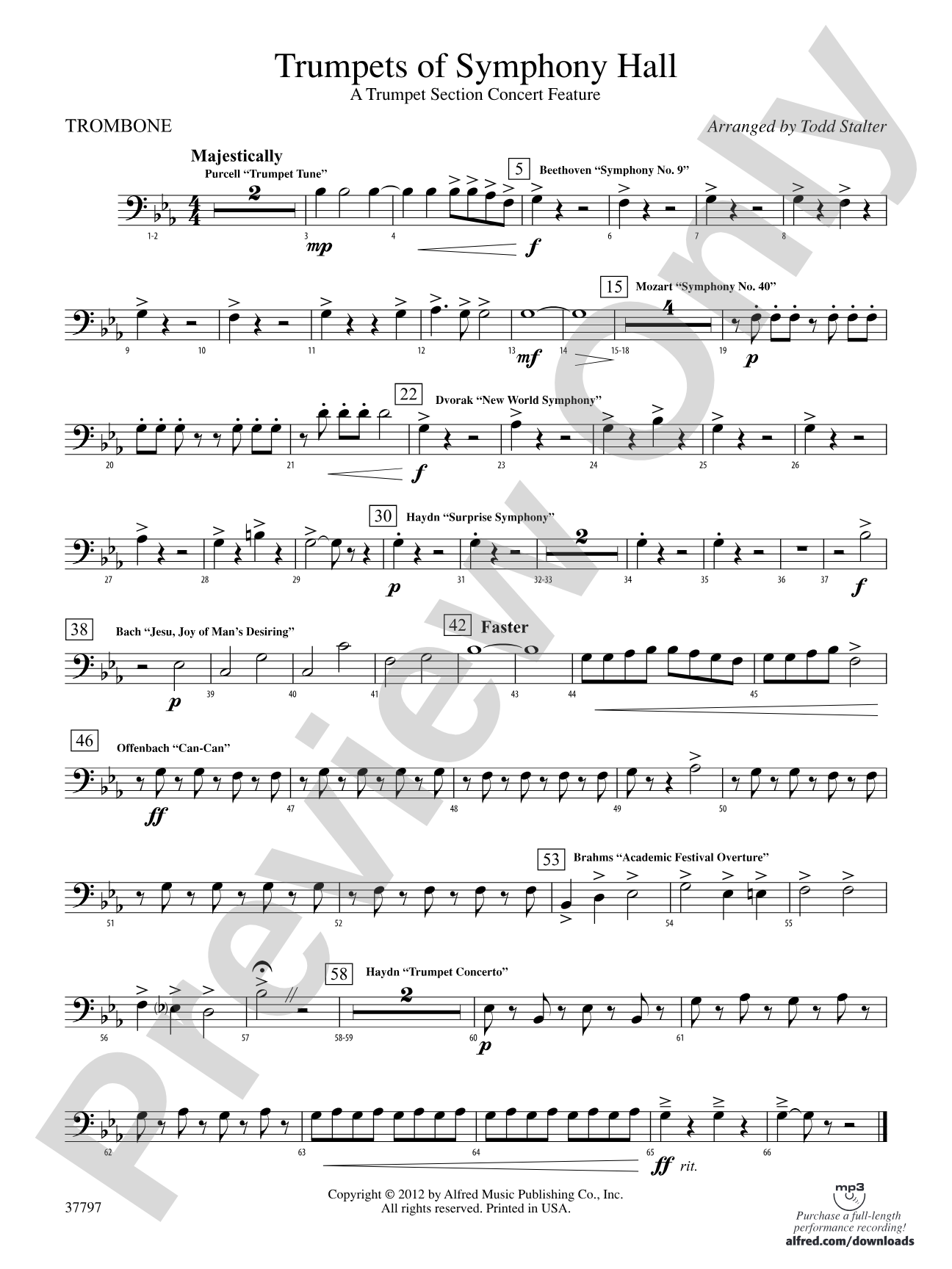 Trumpets of Symphony Hall: 1st Trombone
